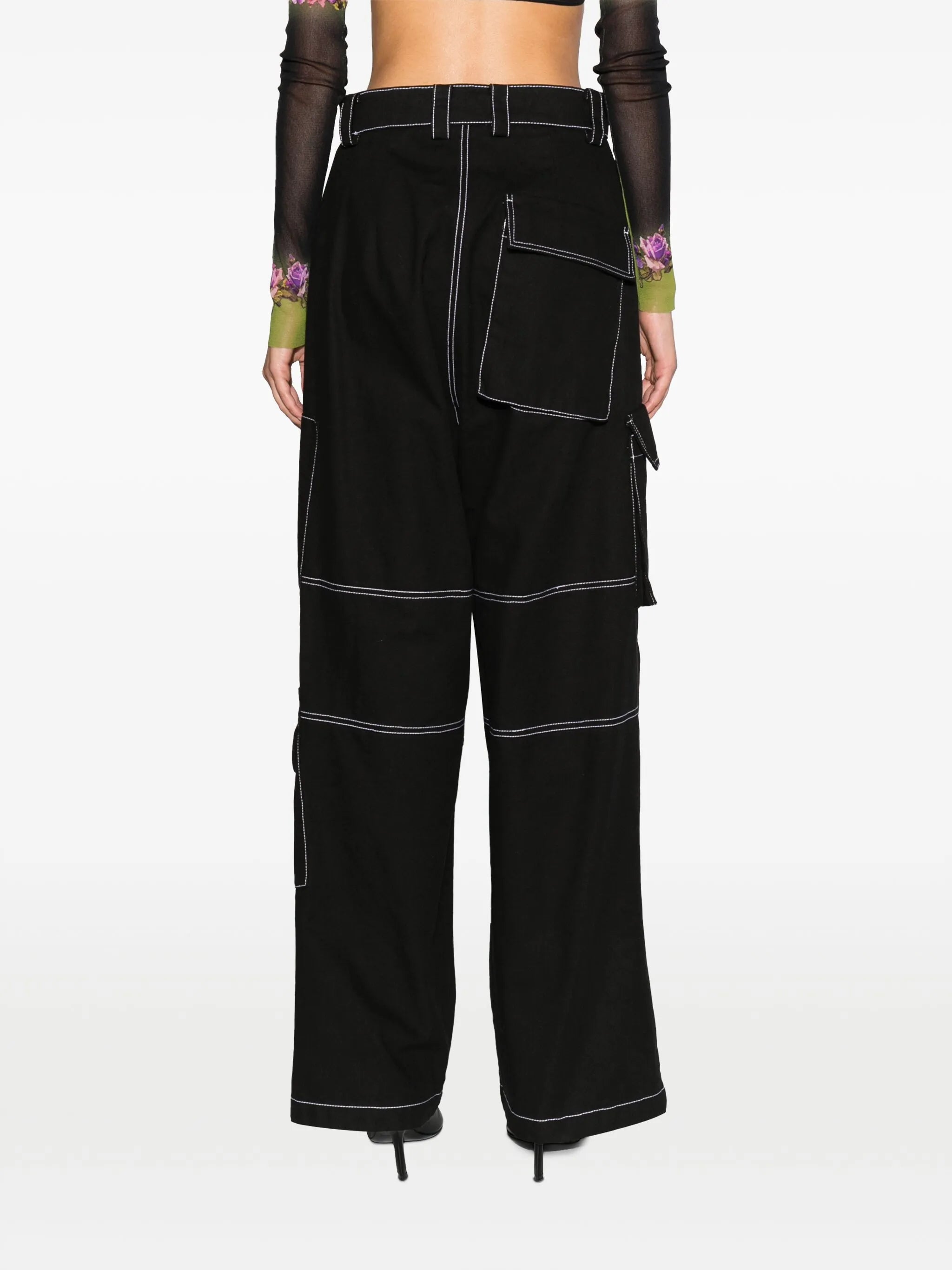 cotton cargo trousers