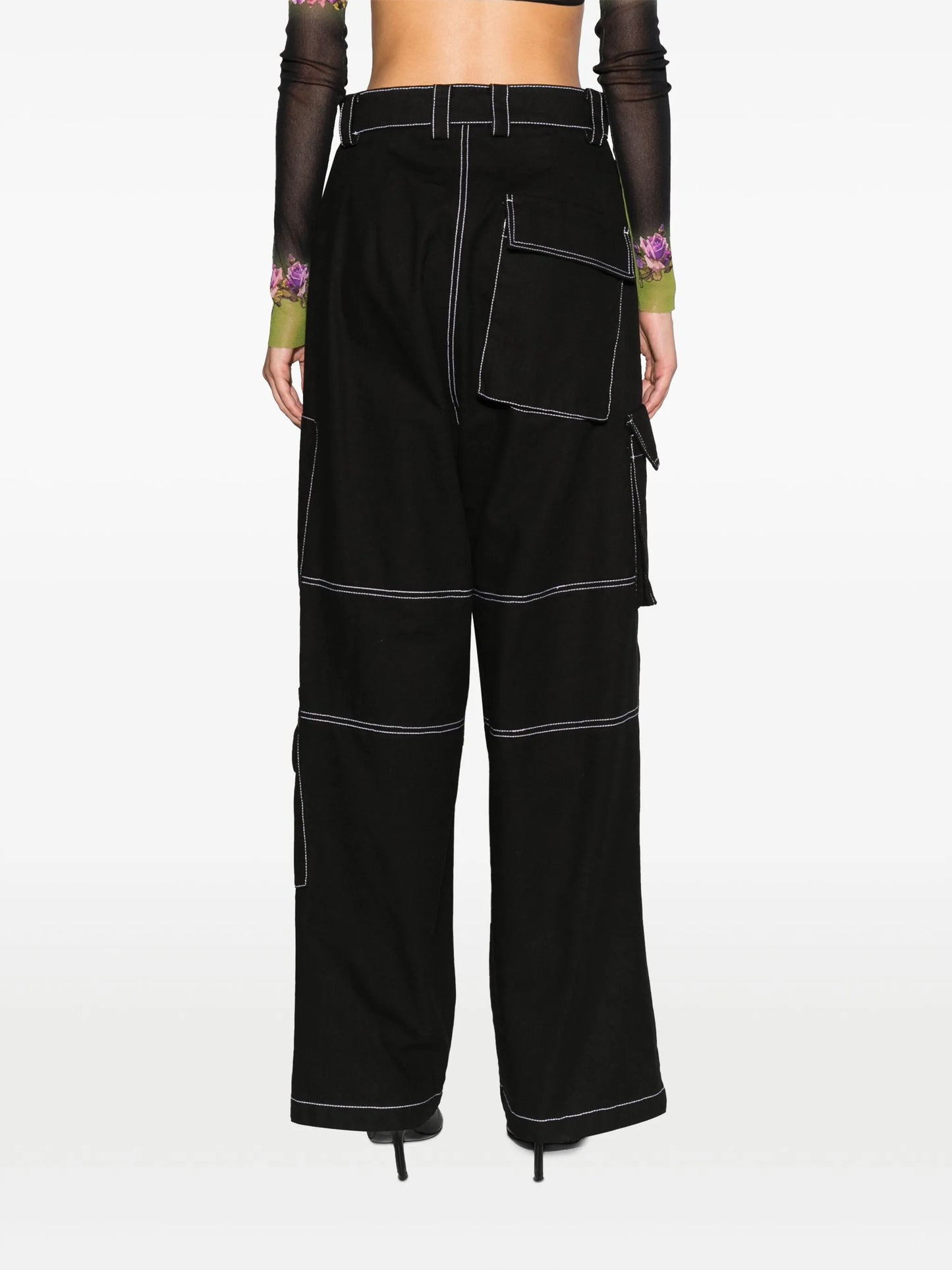 cotton cargo trousers
