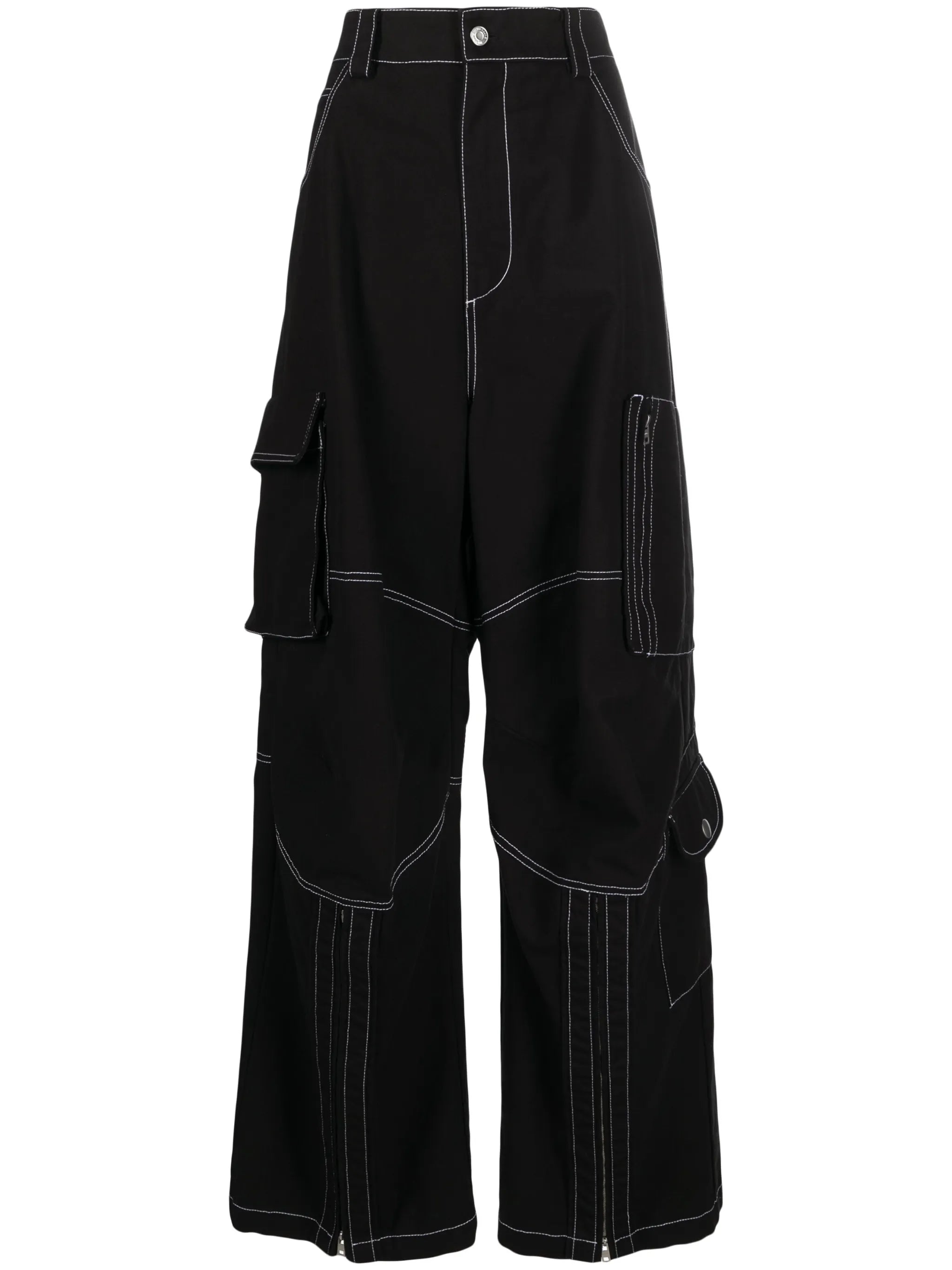 cotton cargo trousers