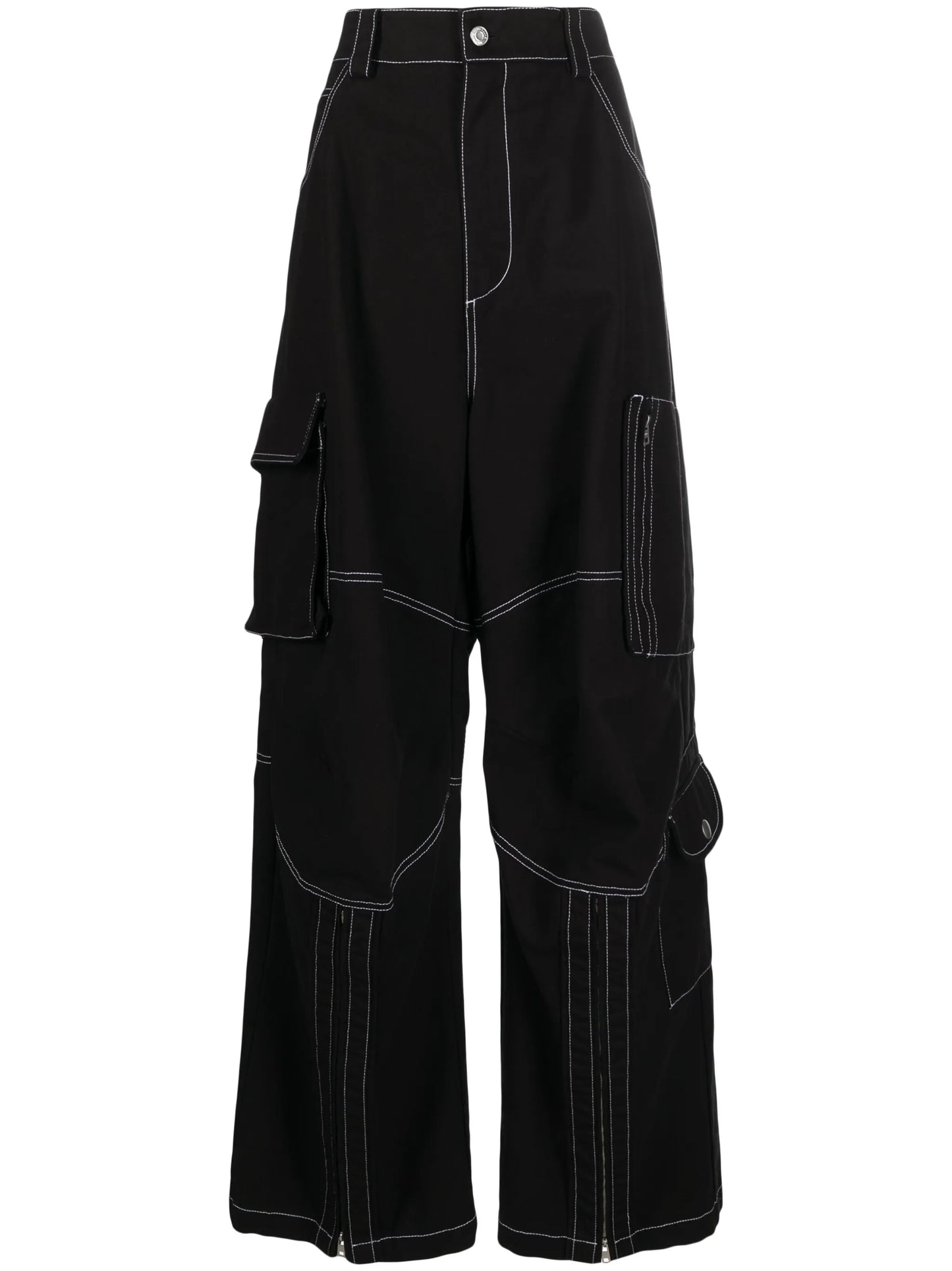 cotton cargo trousers