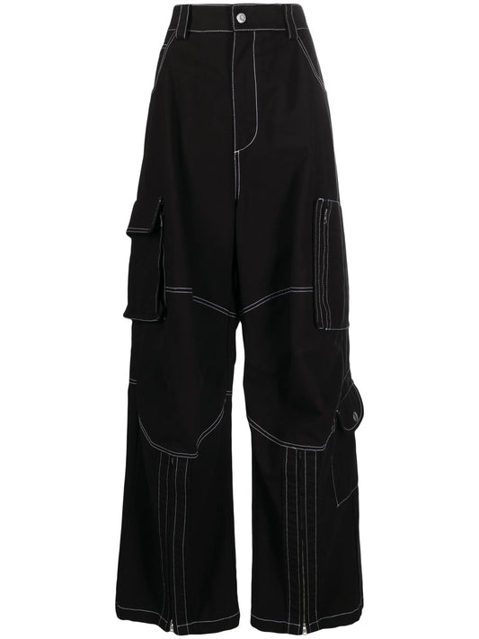 cotton cargo trousers