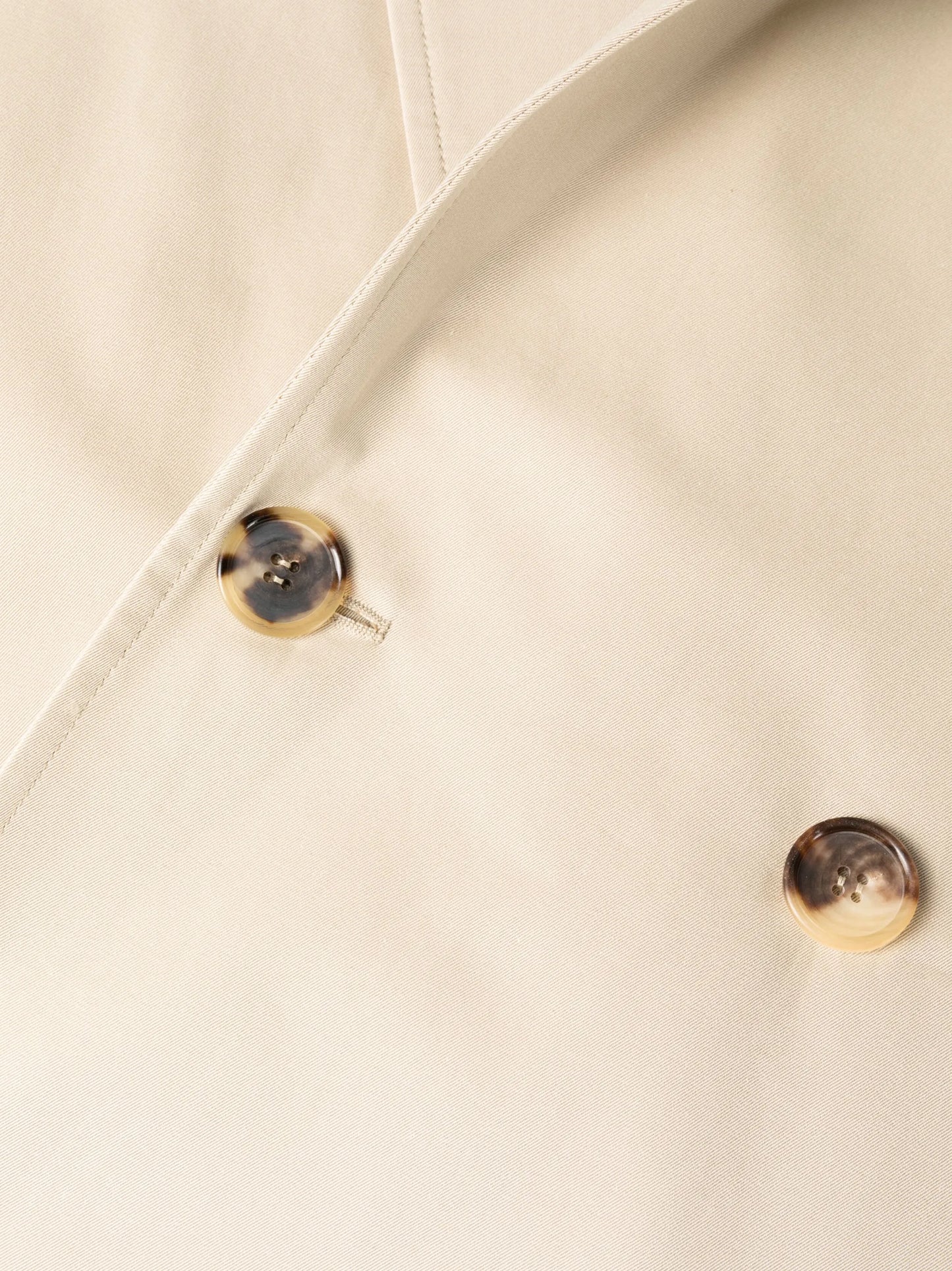 double-breasted trench coat