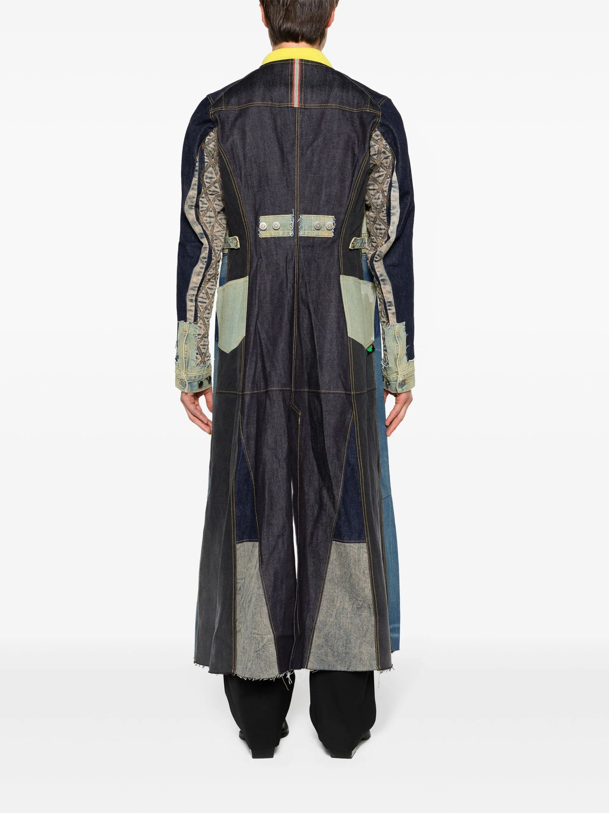 Justa panelled denim coat