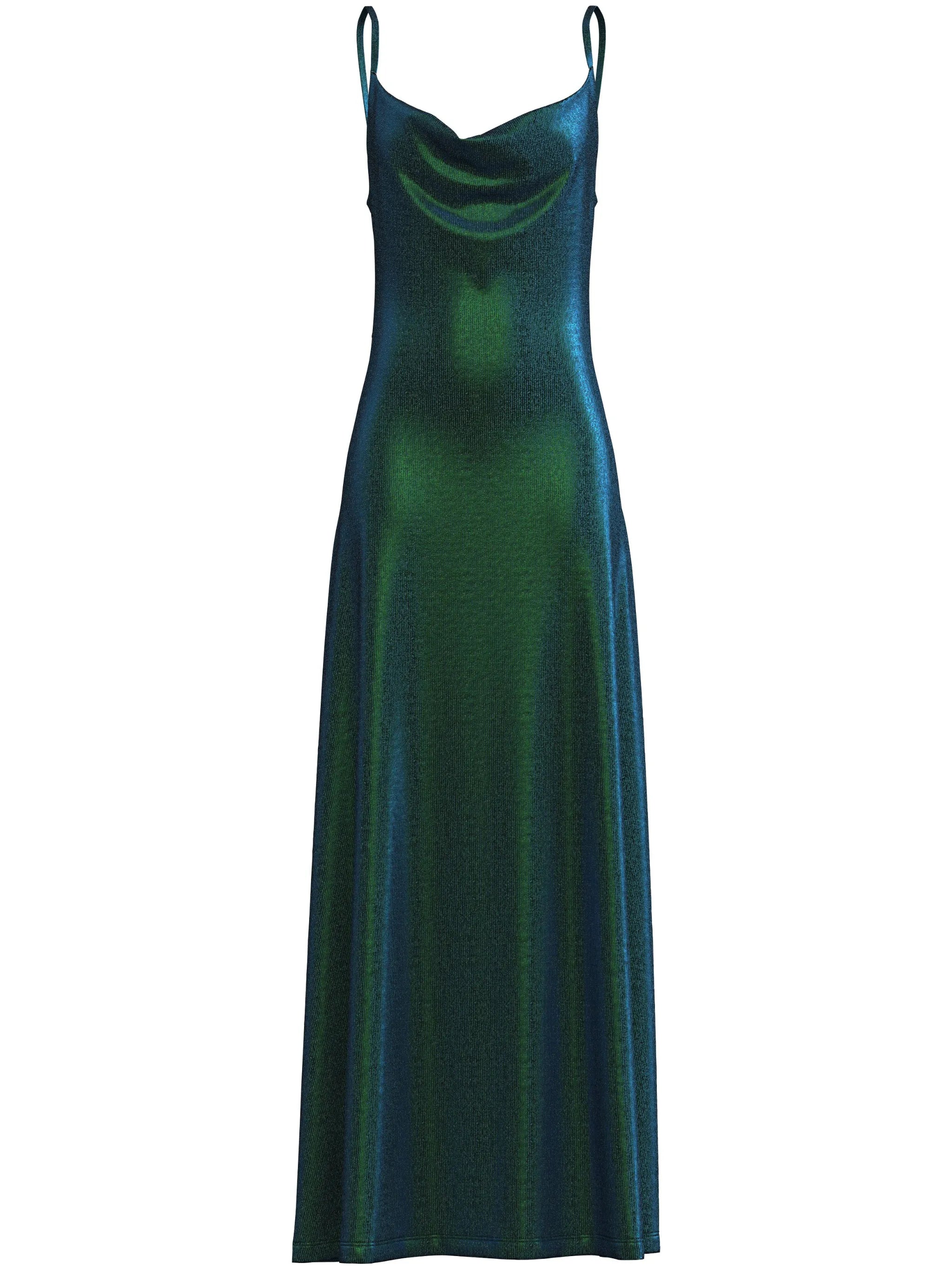 lurex-detail maxi dress
