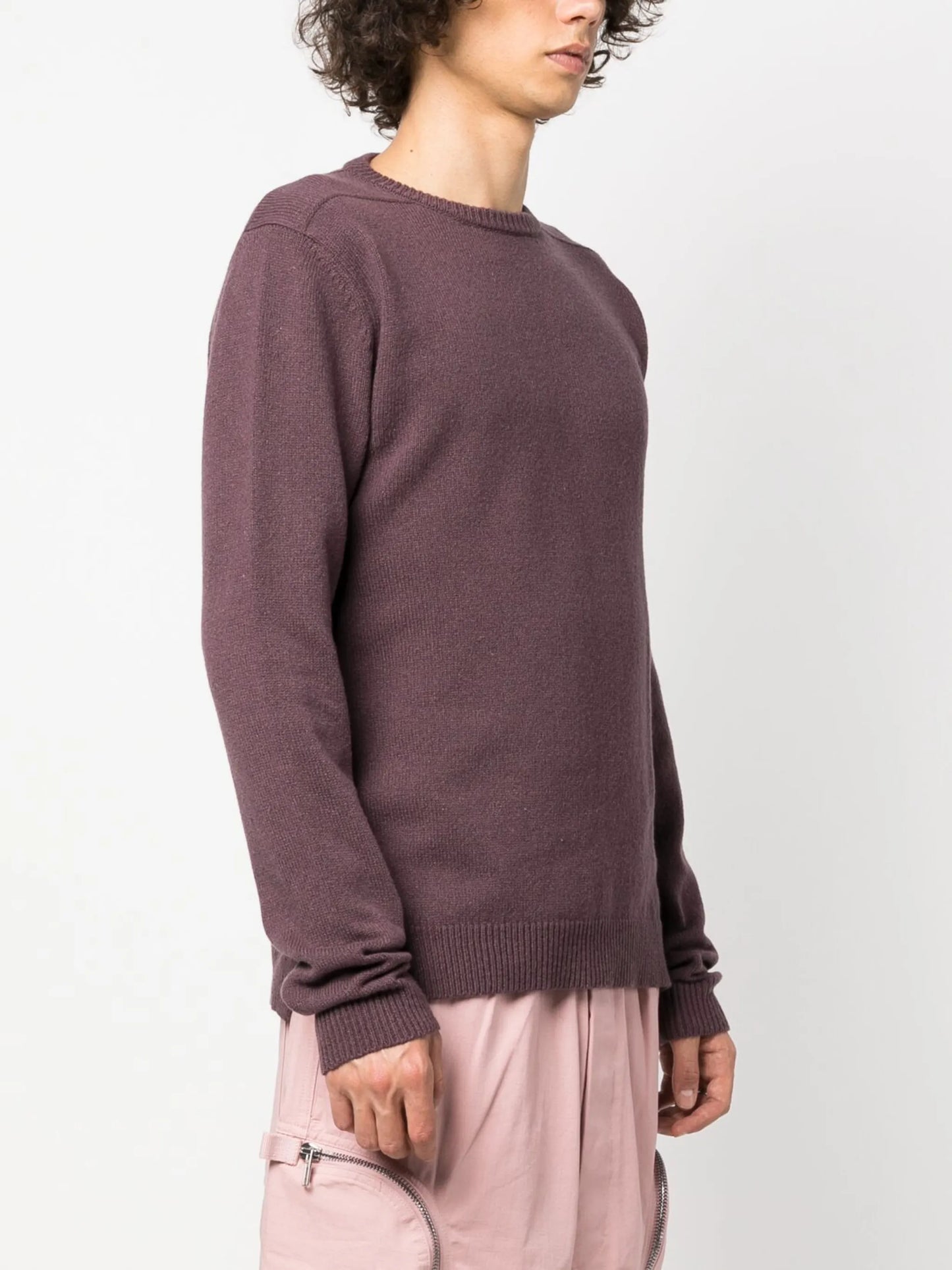 Biker cashmere-blend jumper