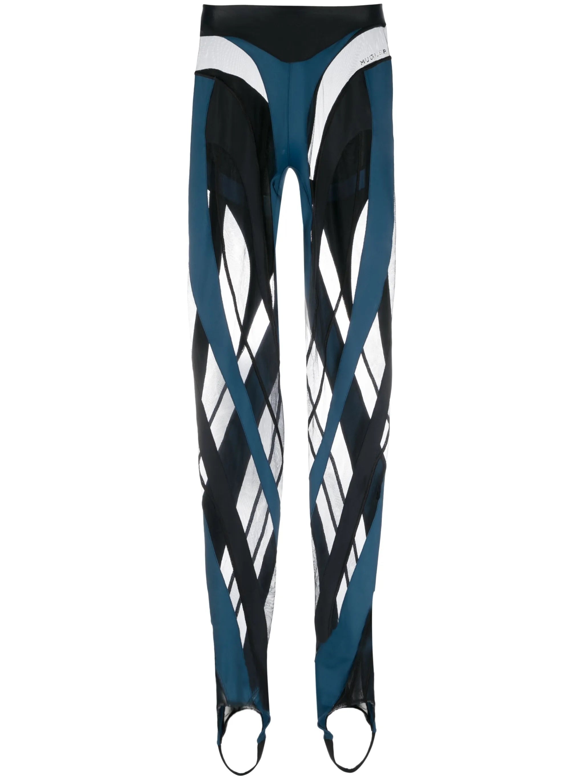 Spiral panelled leggings