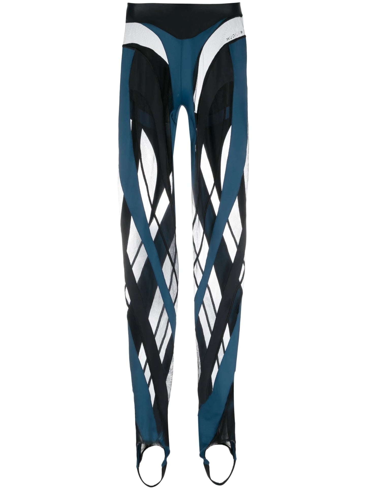 Spiral panelled leggings