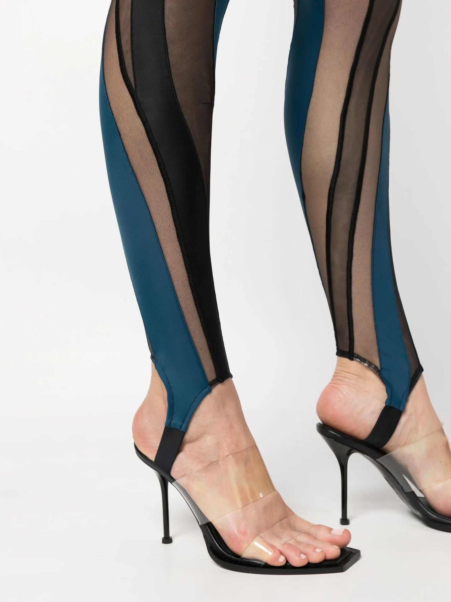 Spiral panelled leggings