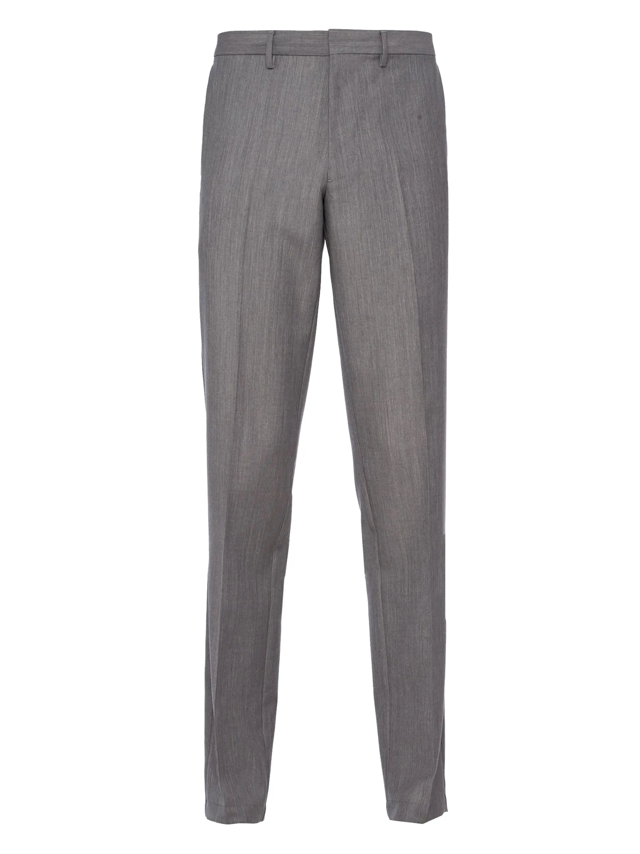 triangle-logo mohair-wool trousers