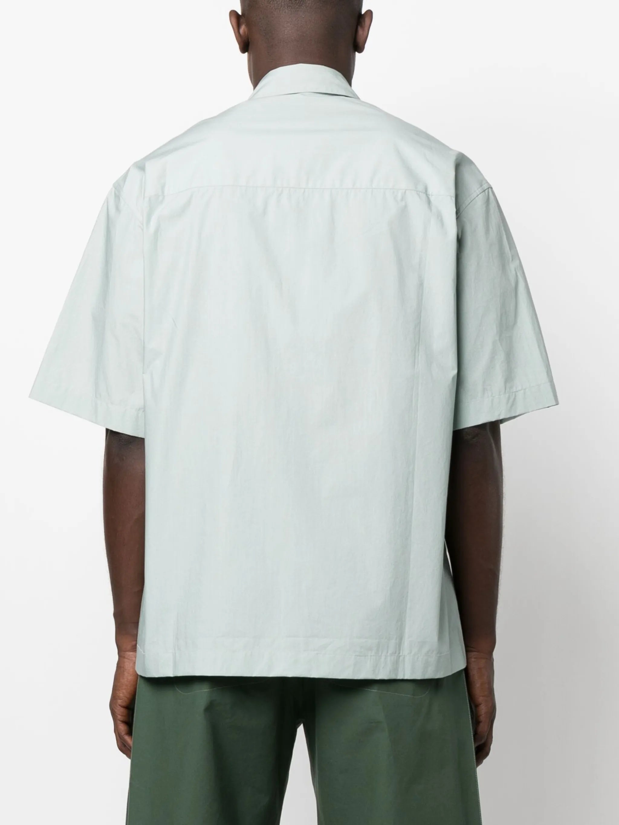 short-sleeve cotton shirt
