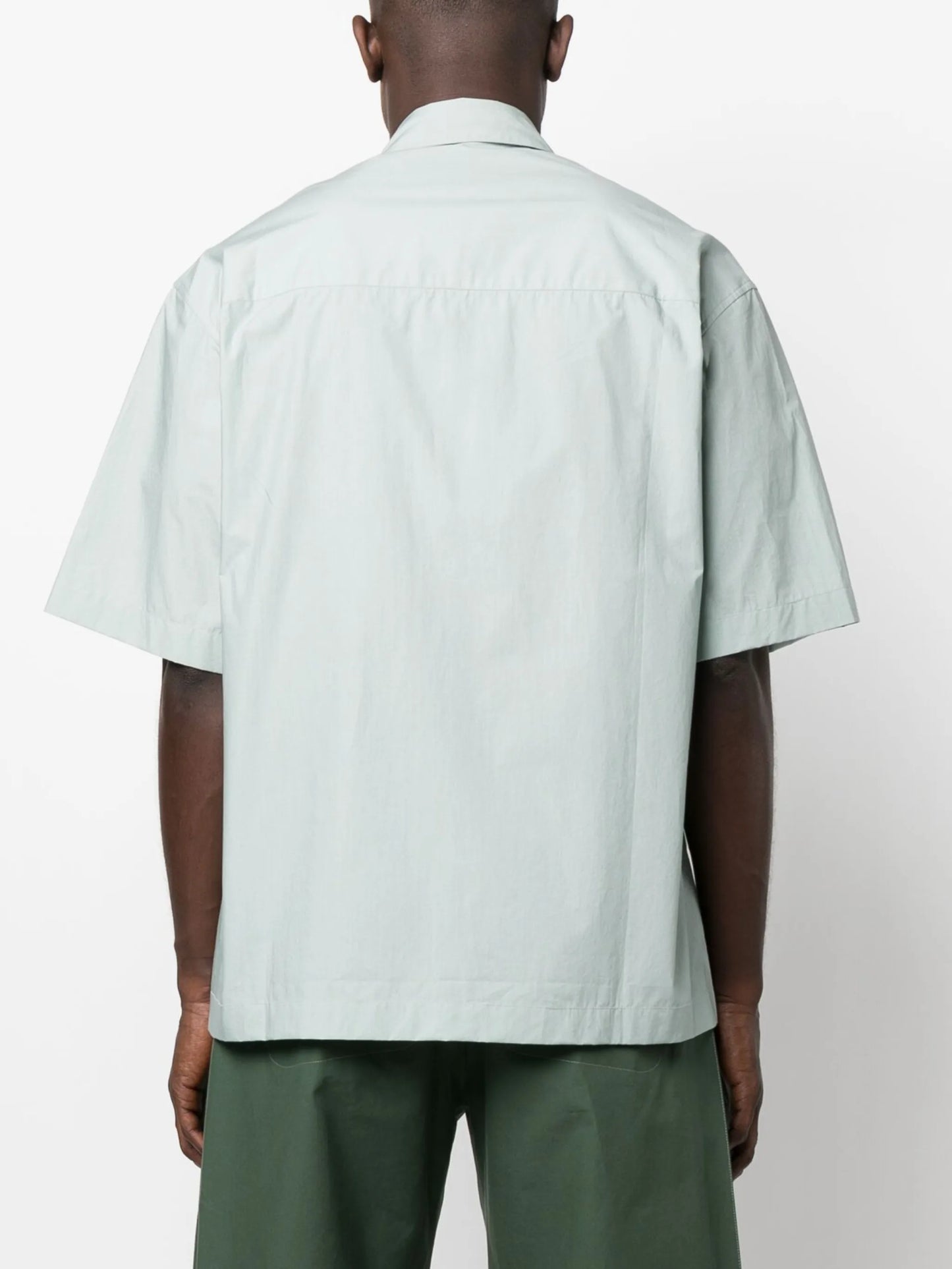 short-sleeve cotton shirt