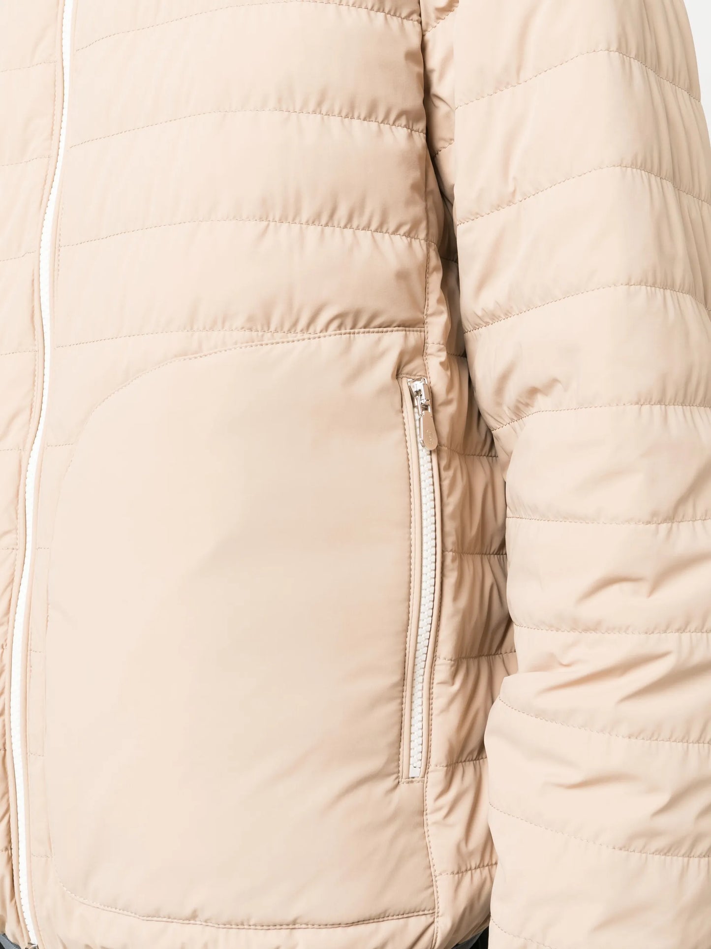 zip-up padded jacket