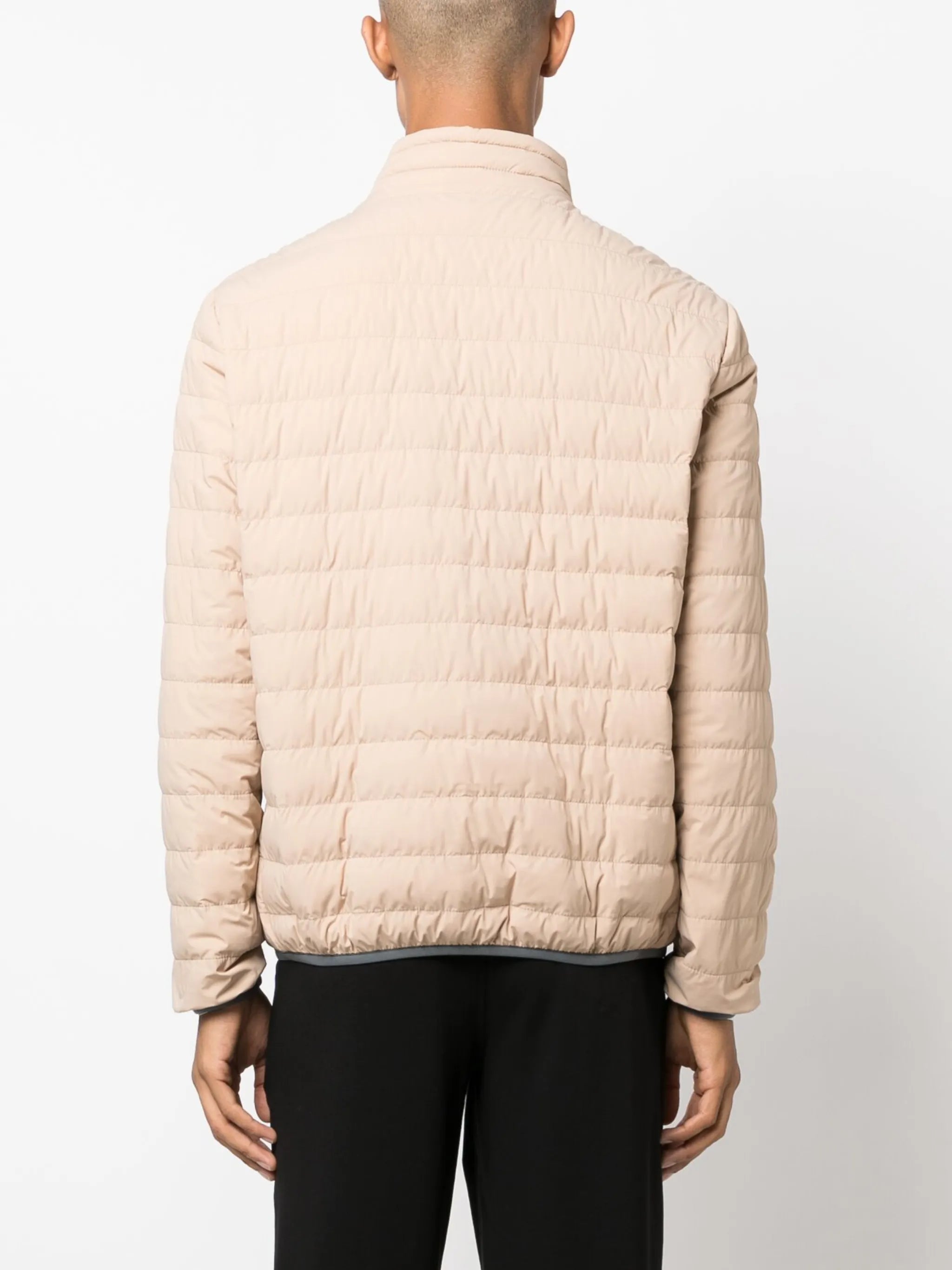 zip-up padded jacket