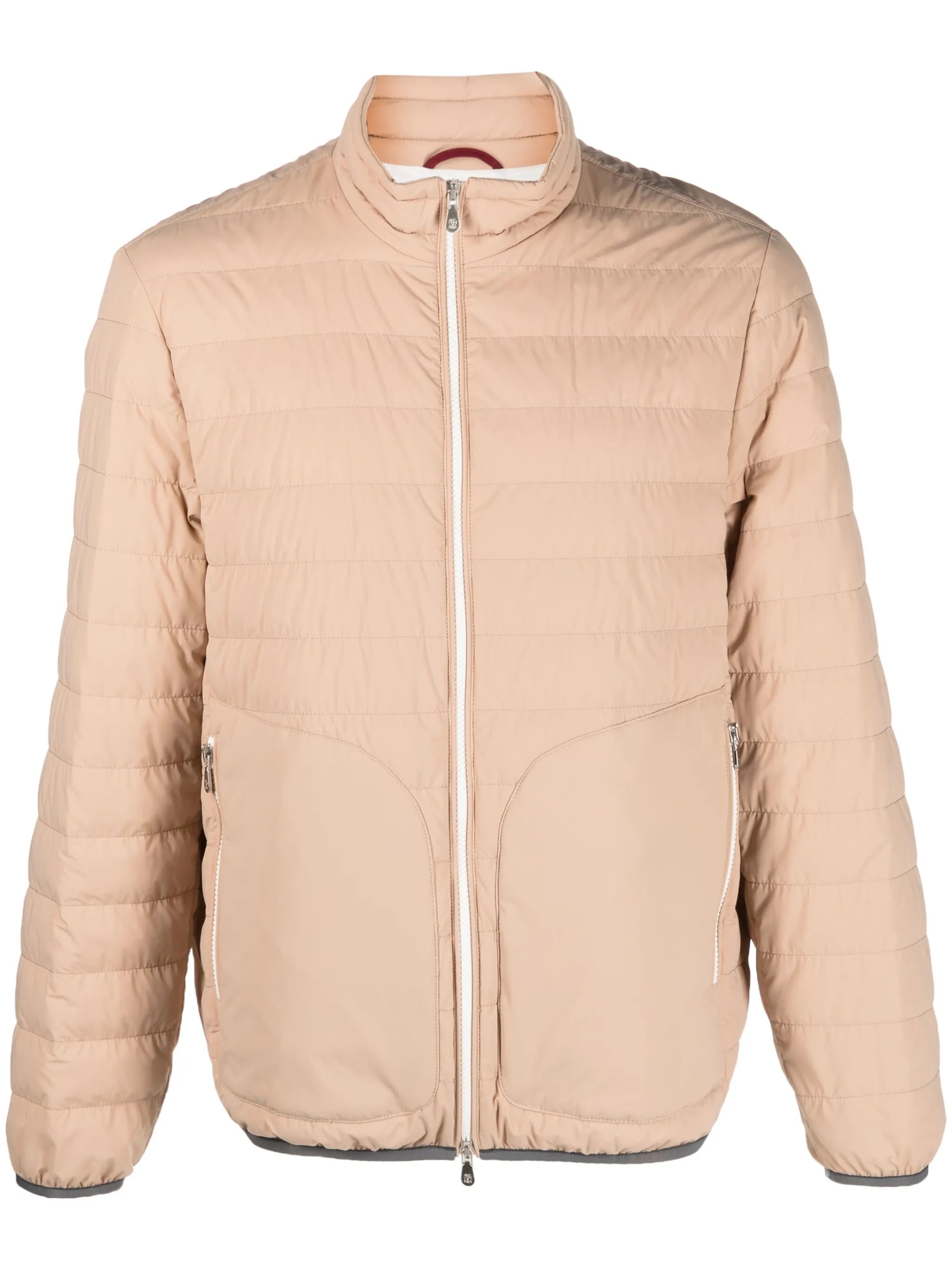 zip-up padded jacket