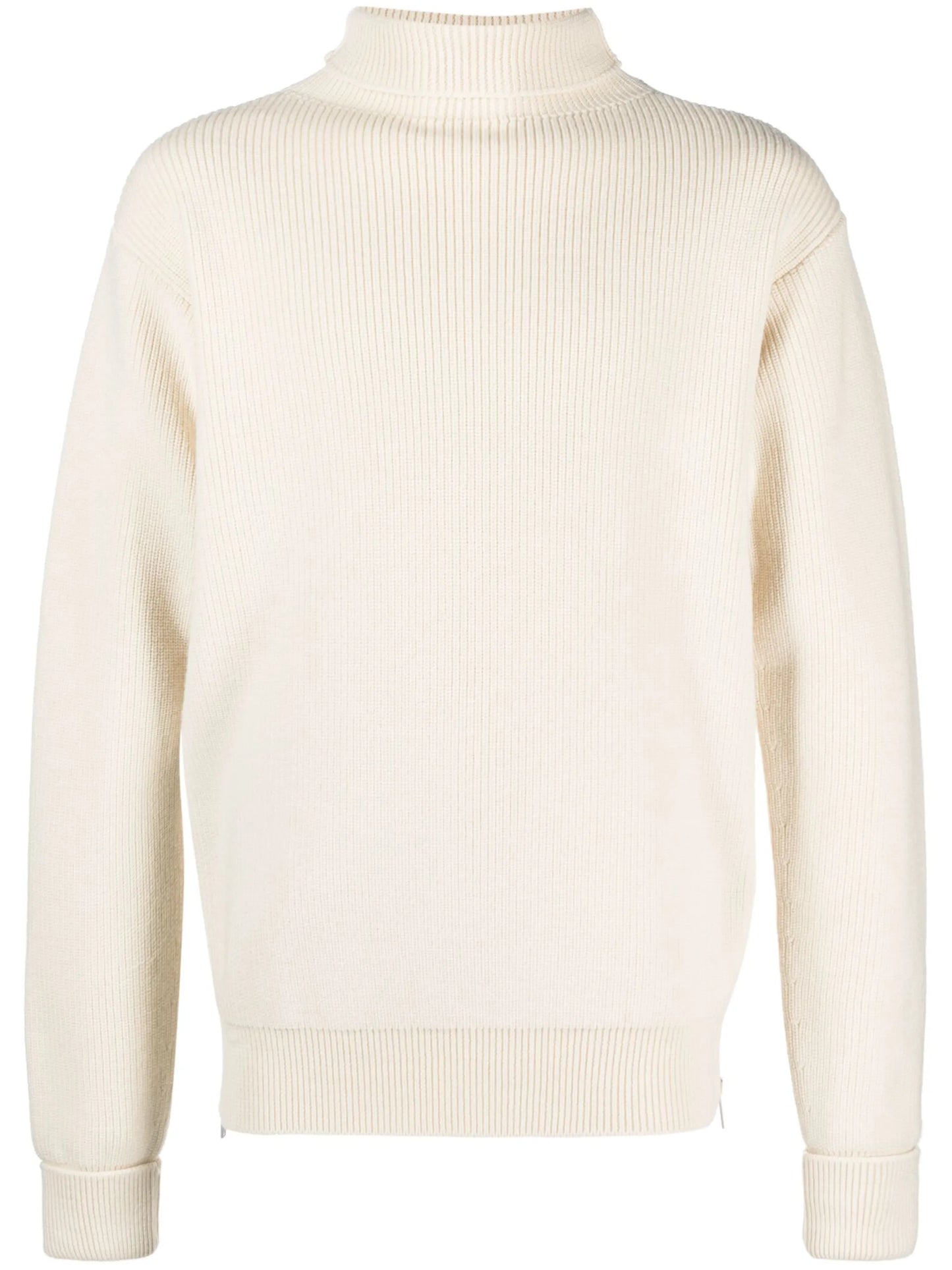 roll-neck wool jumper