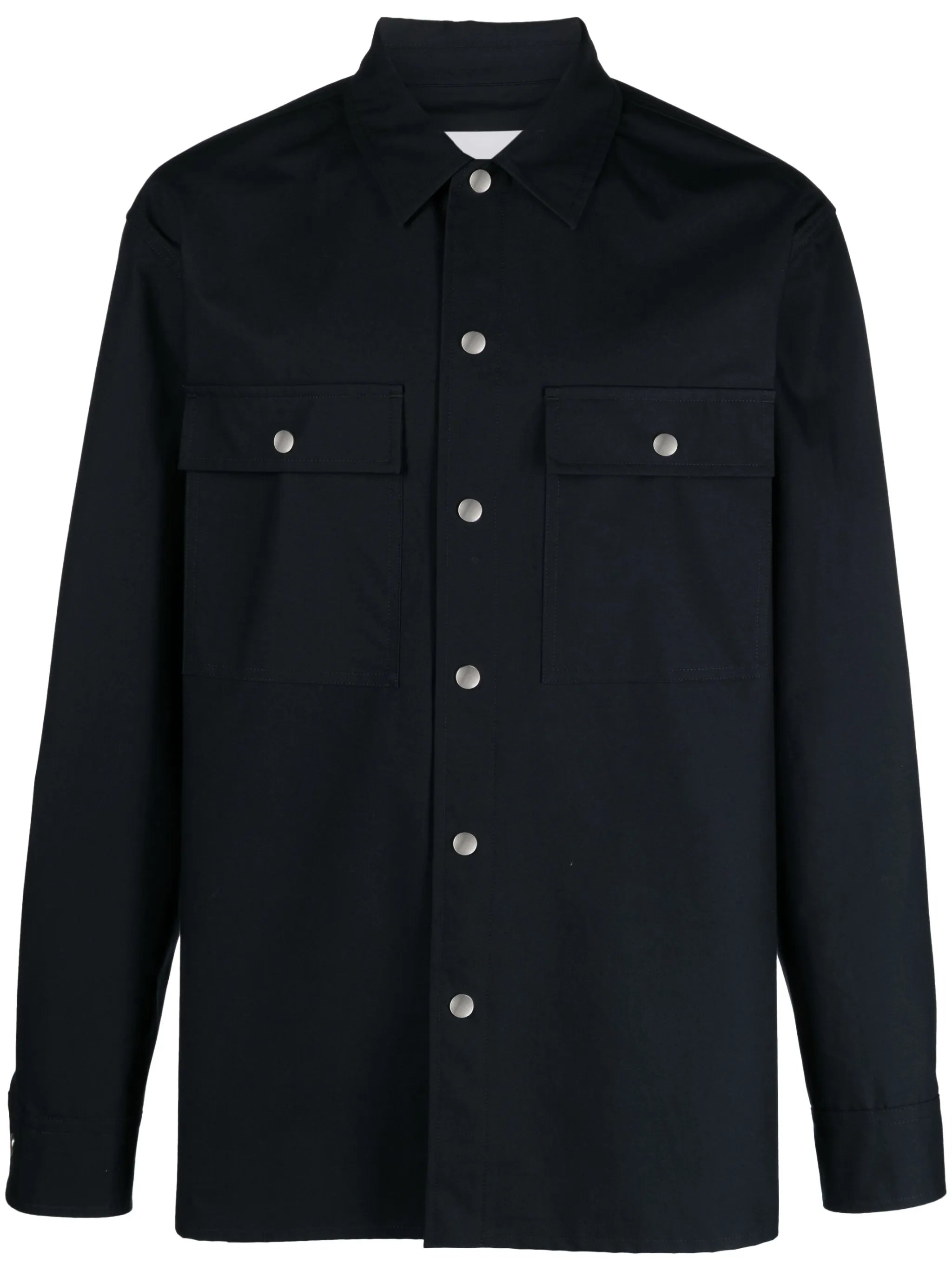 classic-collar cotton shirt