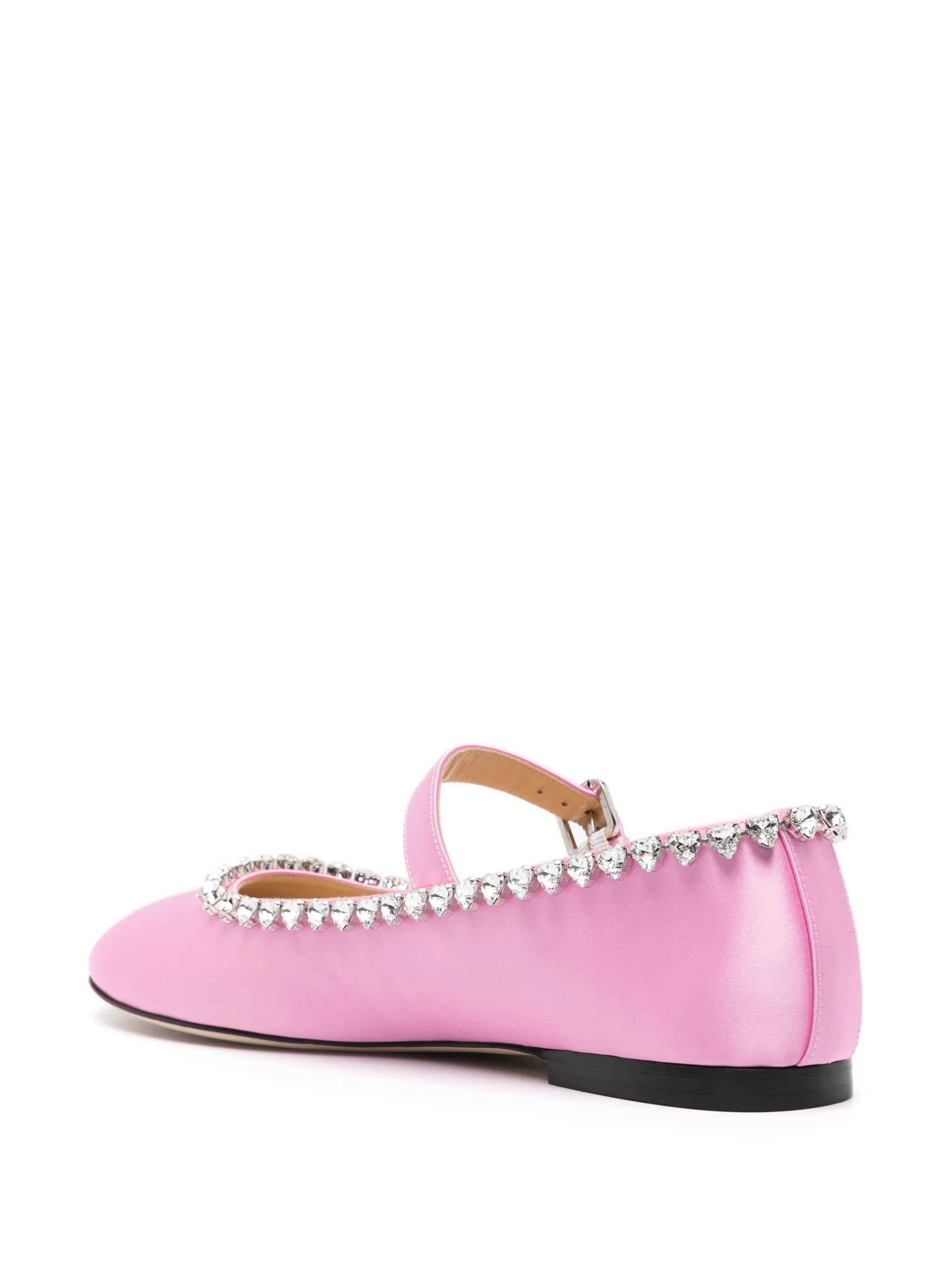 Audrey crystal-embellished ballerina shoes