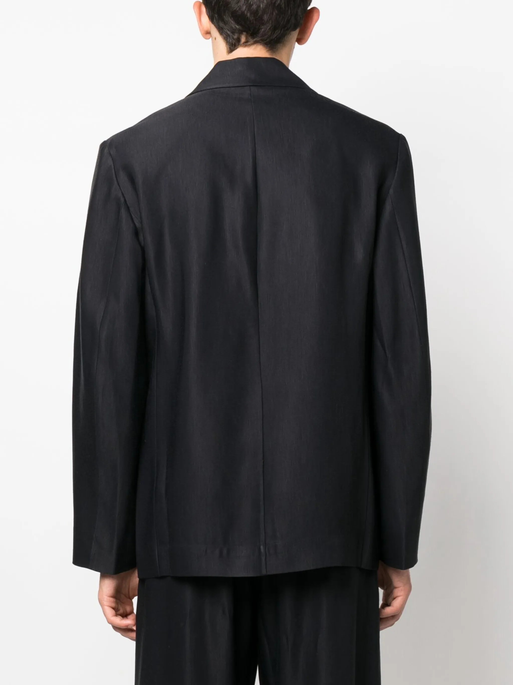 single-breasted notcheded-lapel blazer