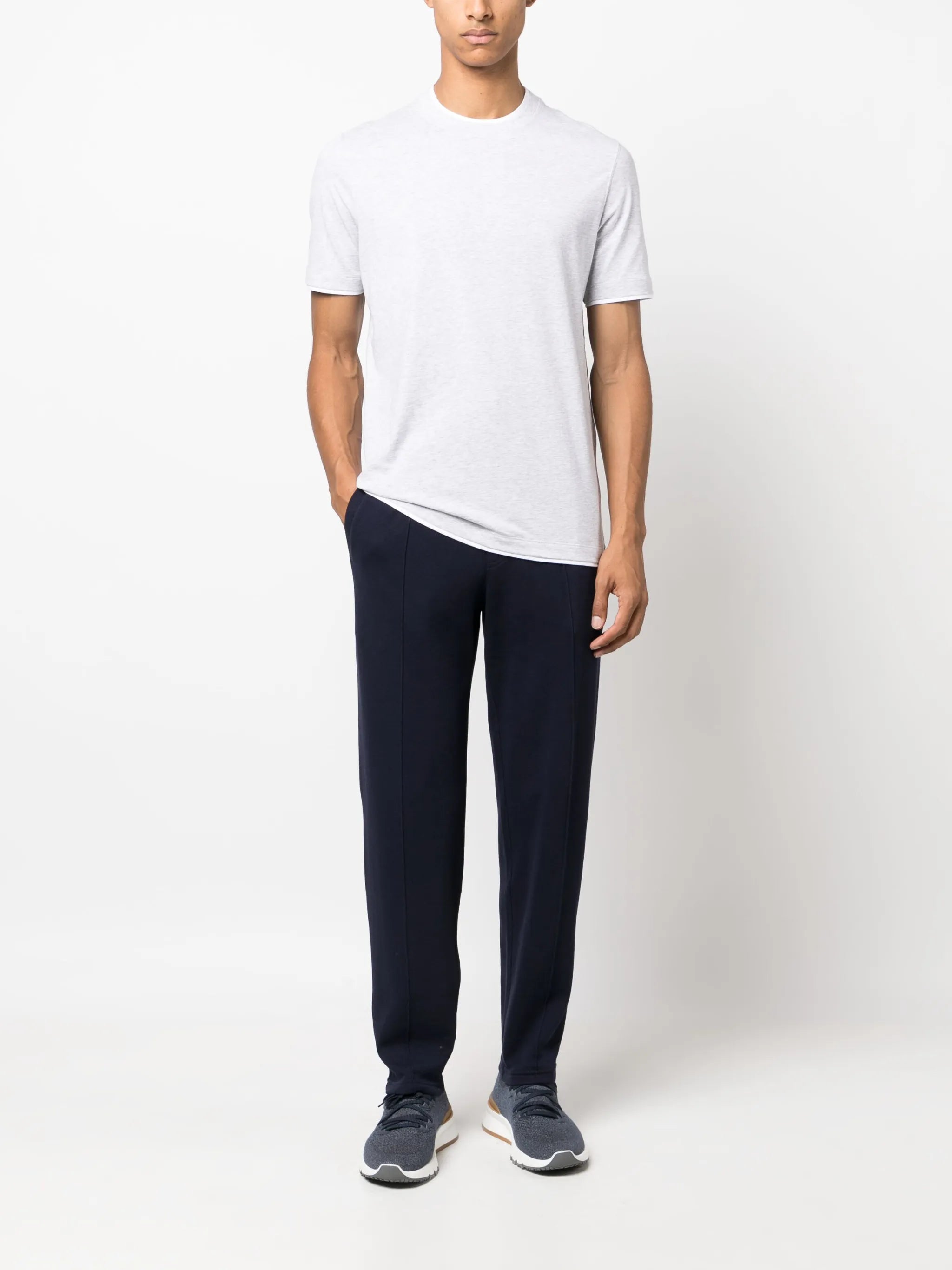 mélange short-sleeve T-shirt