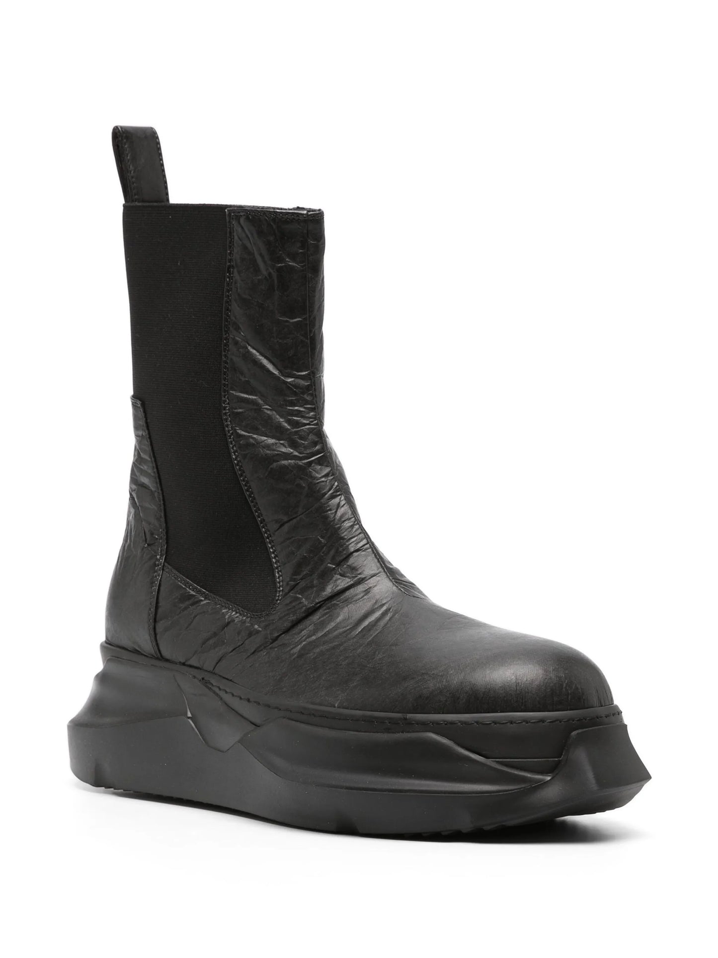 Beatle Abstract crinkled-leather boots