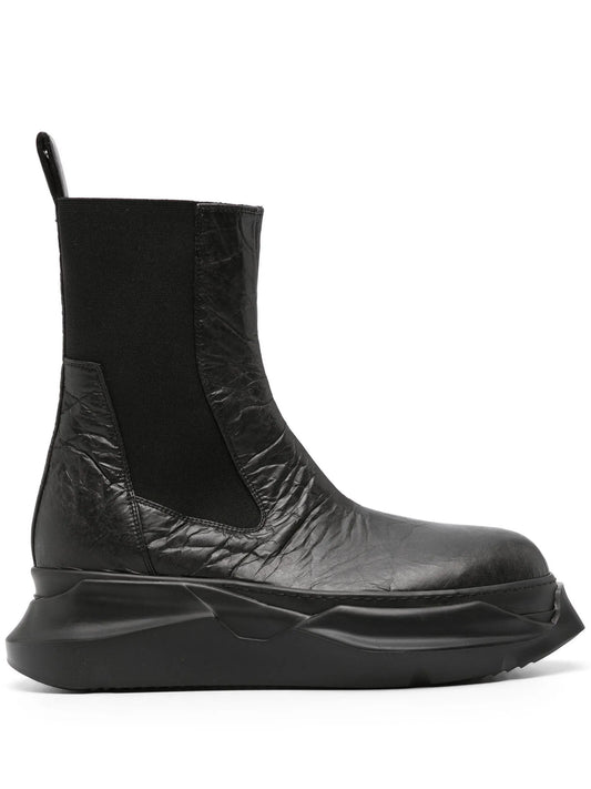 Beatle Abstract crinkled-leather boots