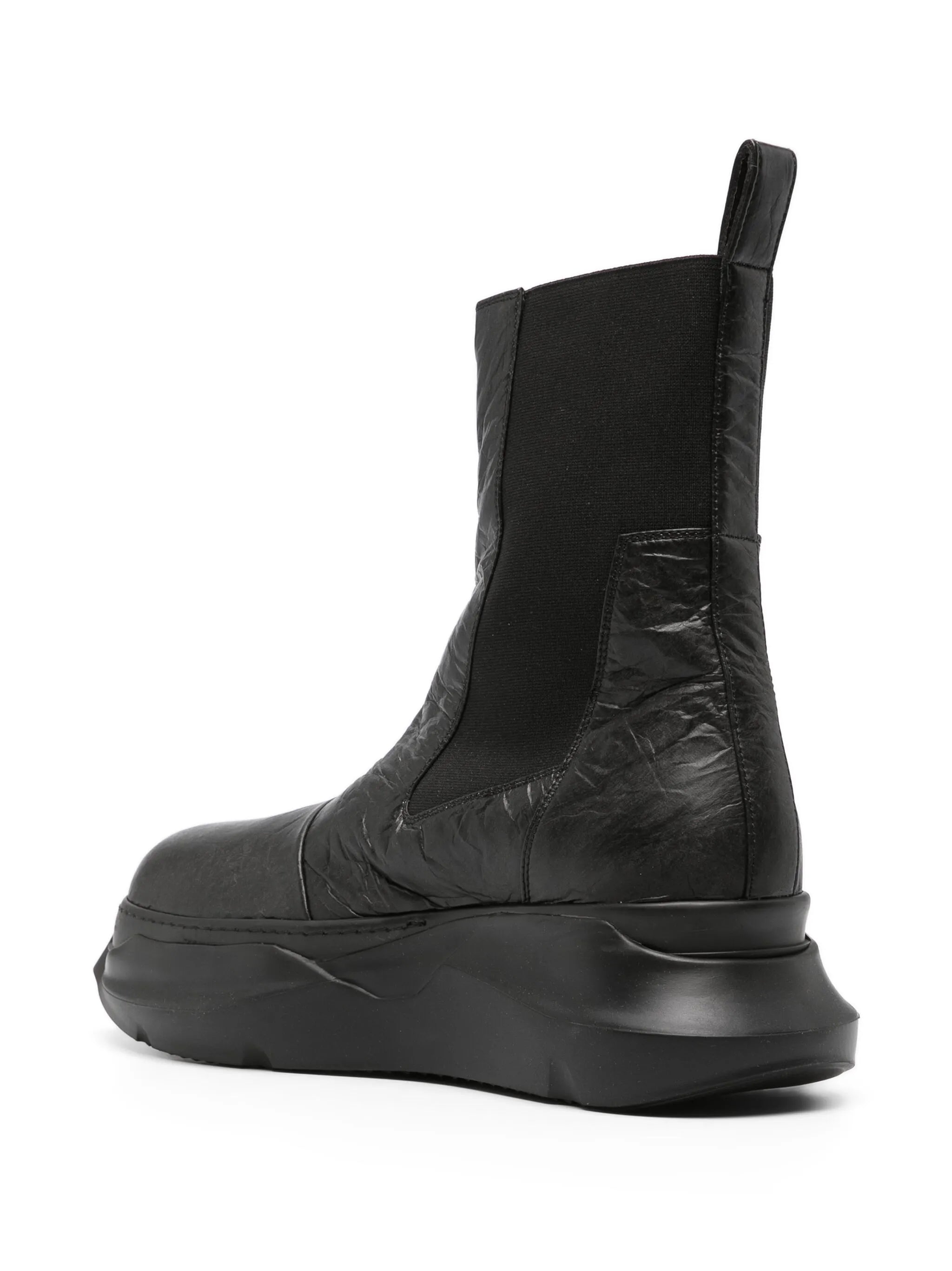 Beatle Abstract crinkled-leather boots
