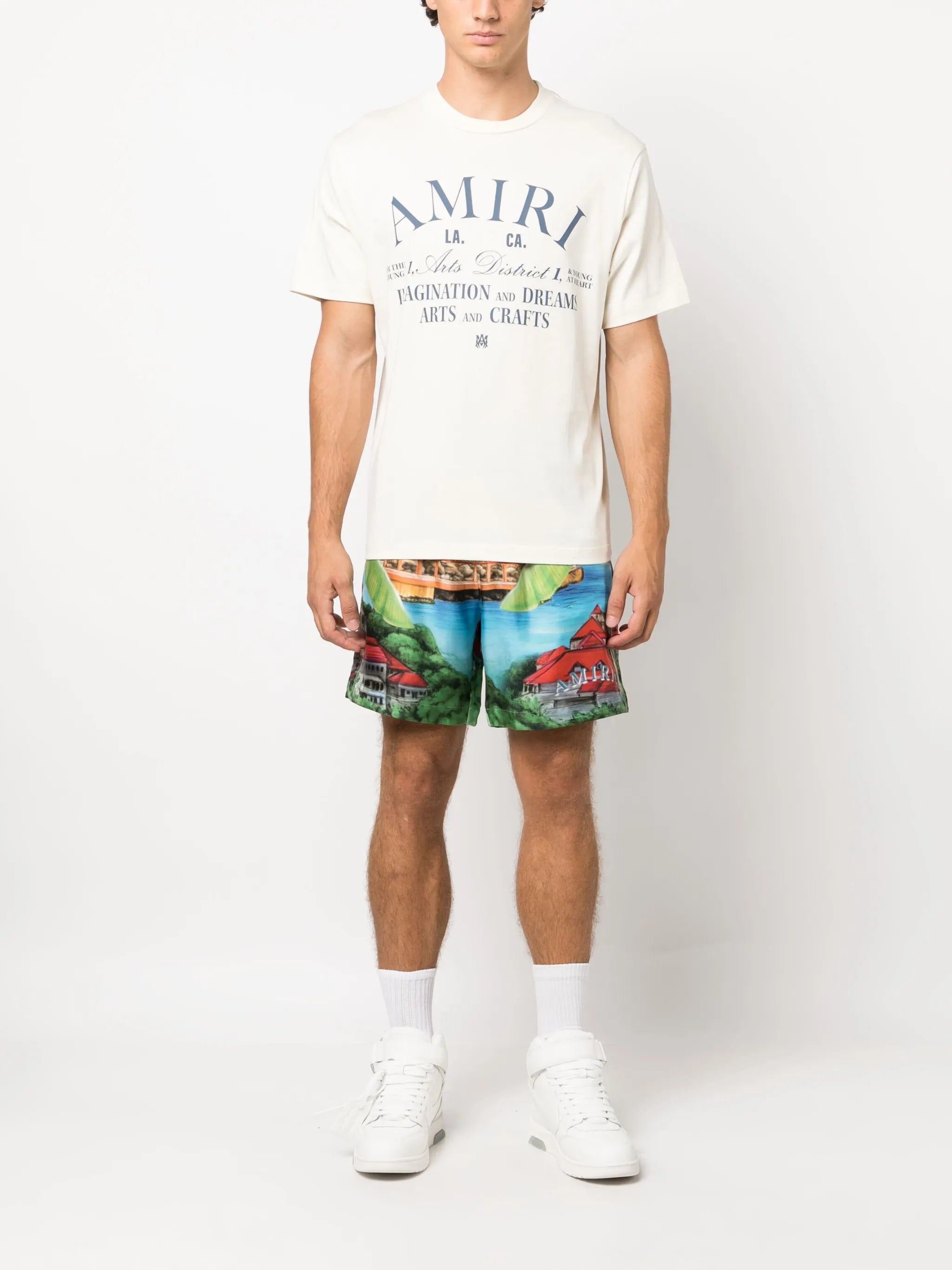 logo-print cotton T-shirt