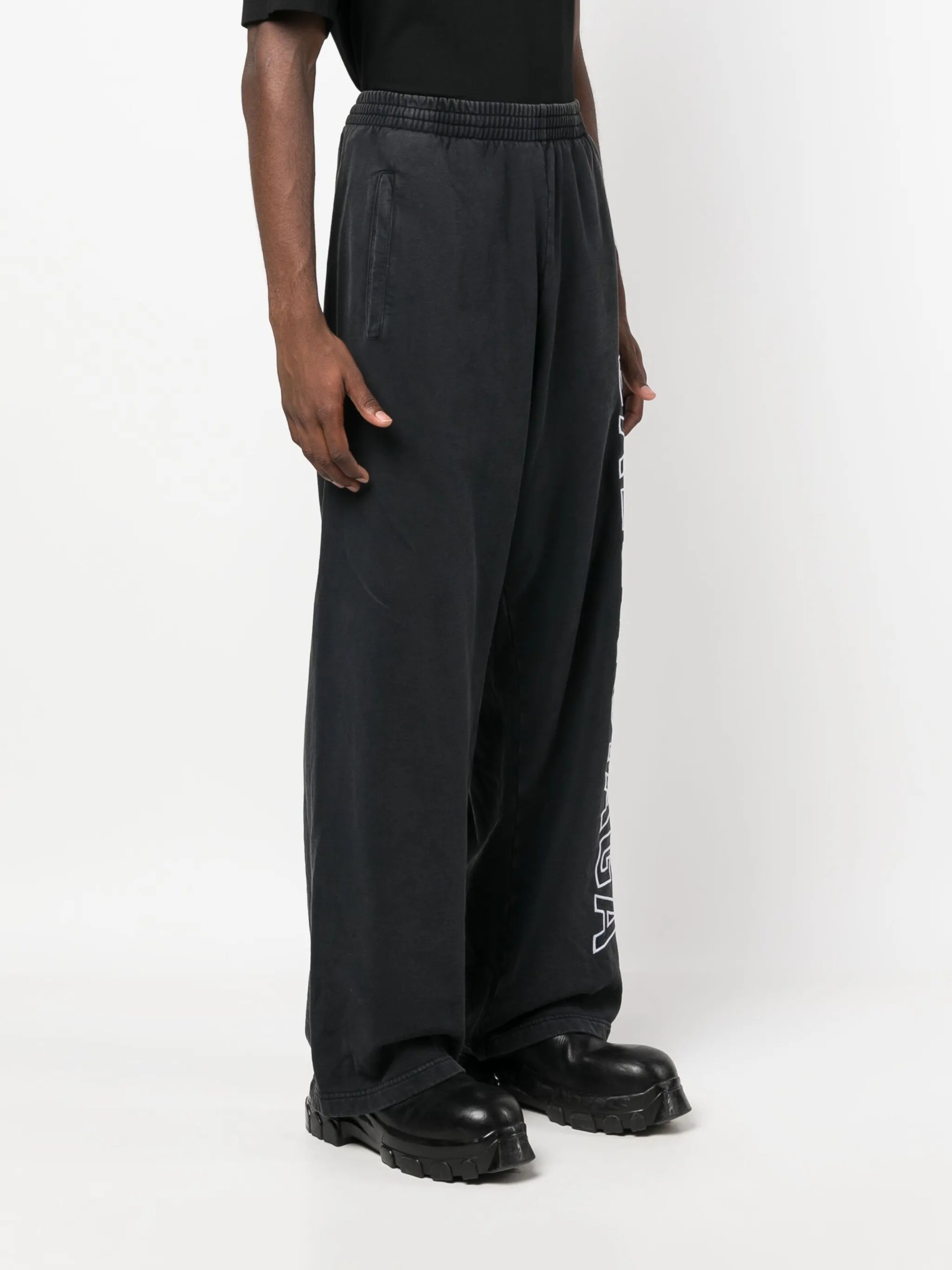logo-print track pants