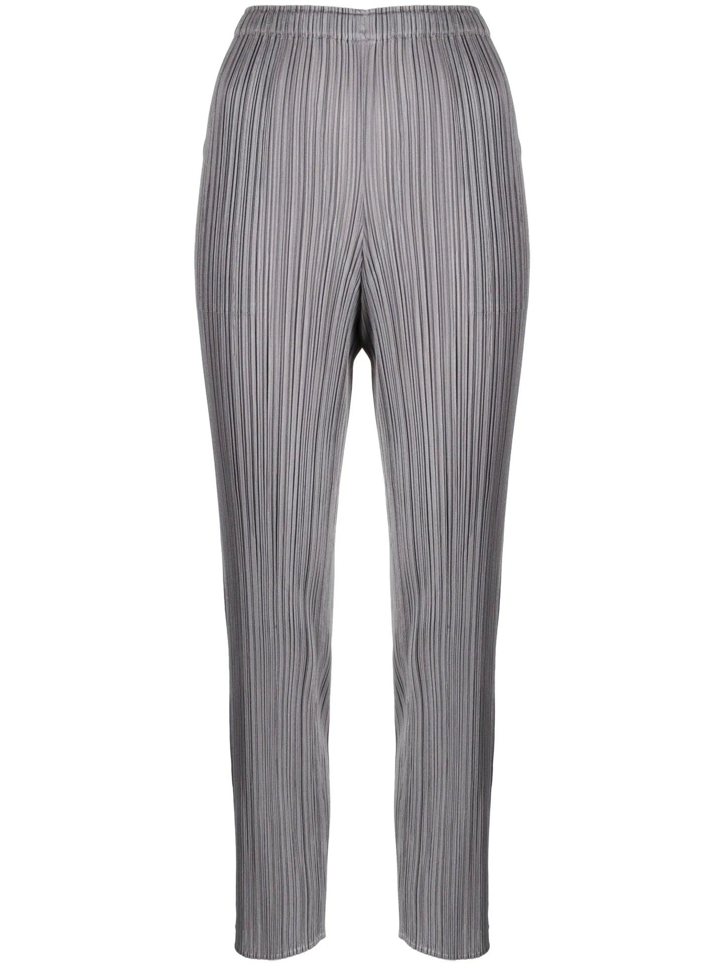 plissé cropped trousers