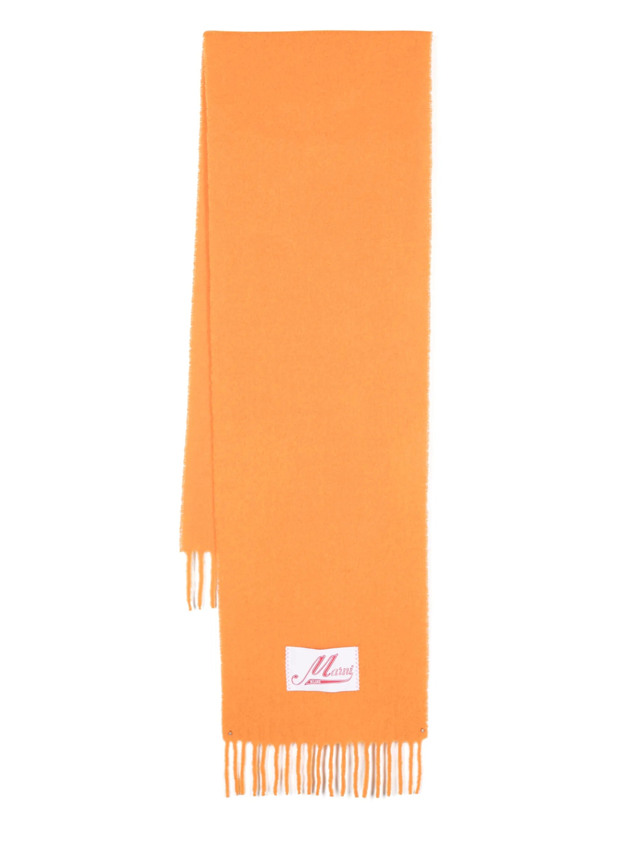 logo-appliqué alpaca-blend scarf