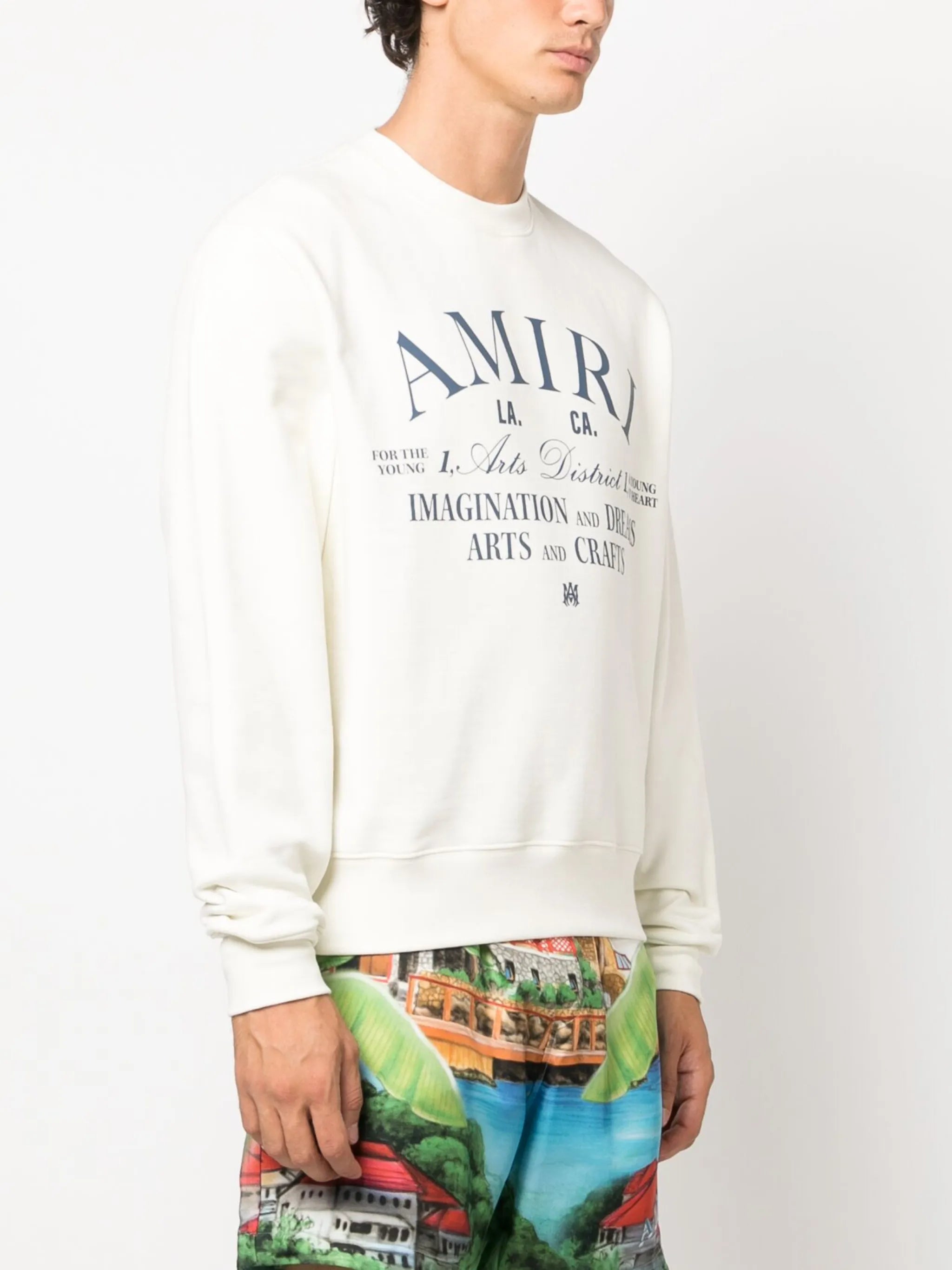 logo-print crew-neck sweatshirt
