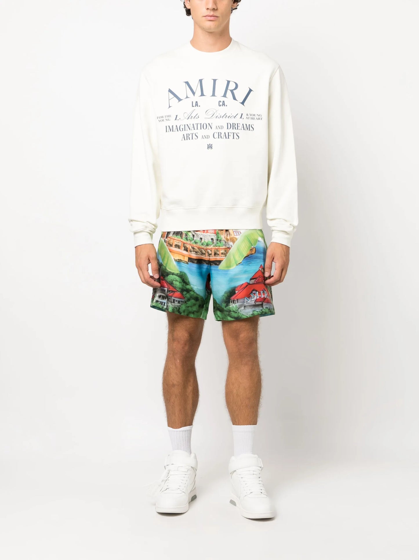 logo-print crew-neck sweatshirt