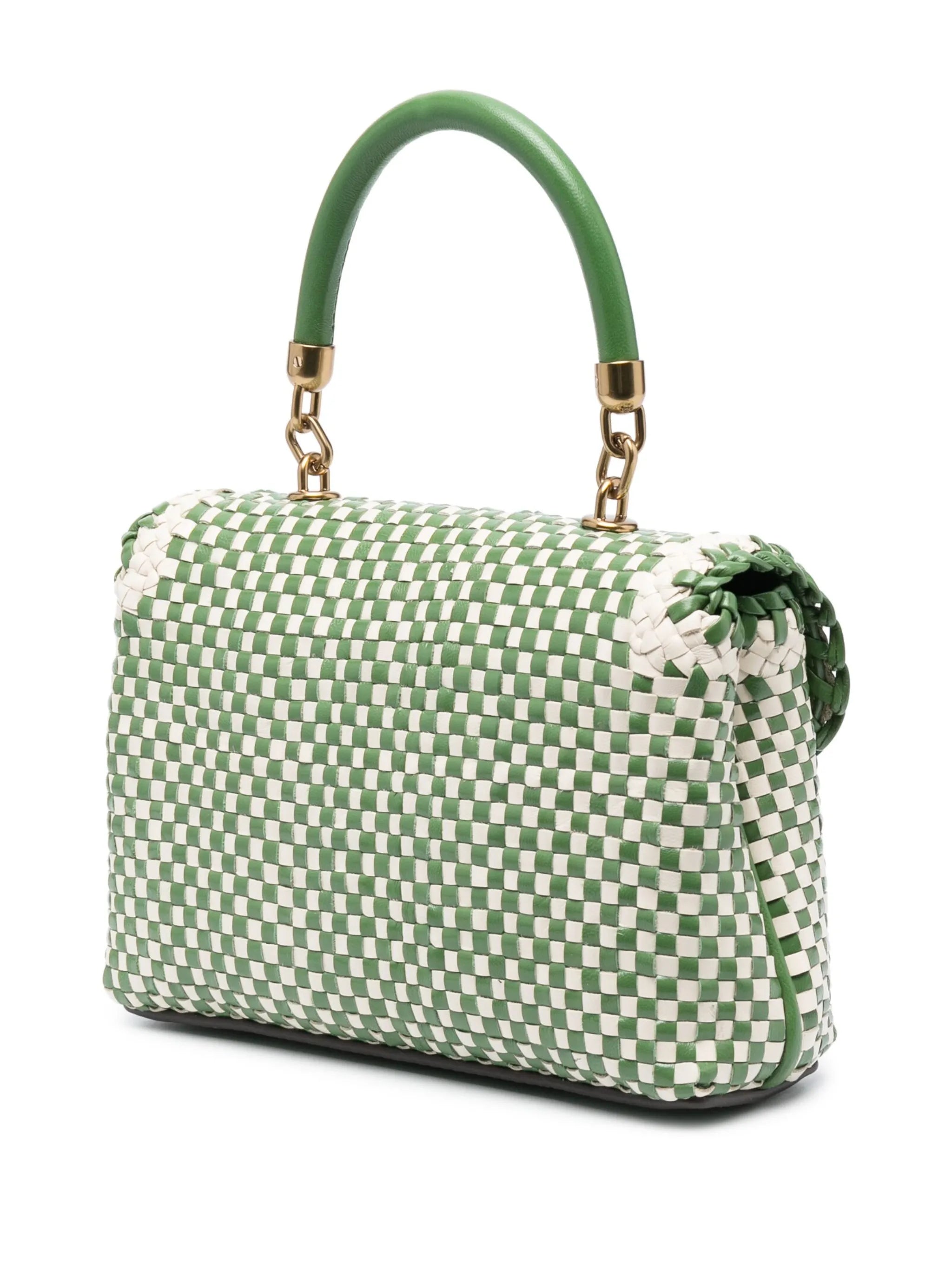 mini Kira woven tote bag