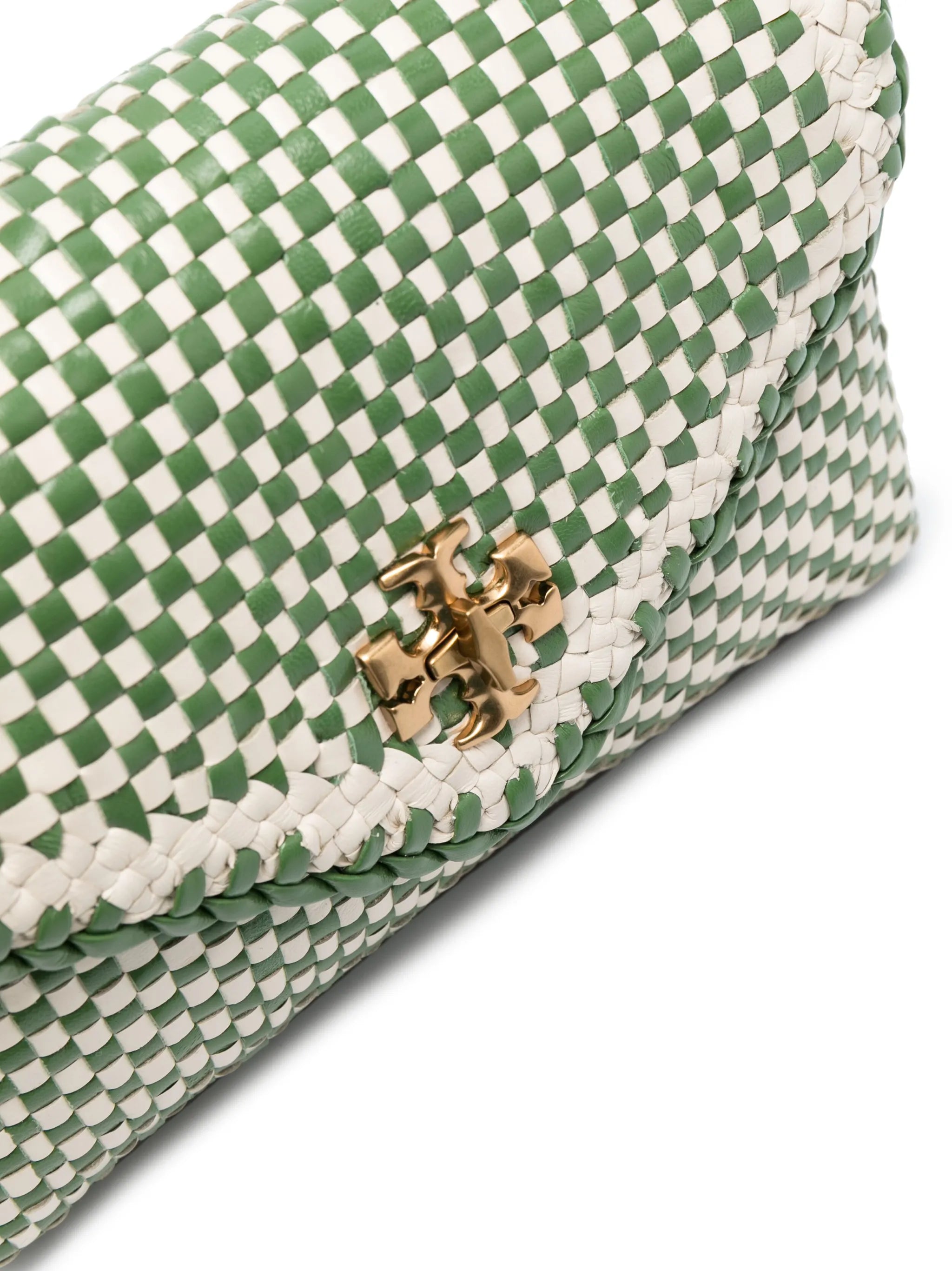 mini Kira woven tote bag