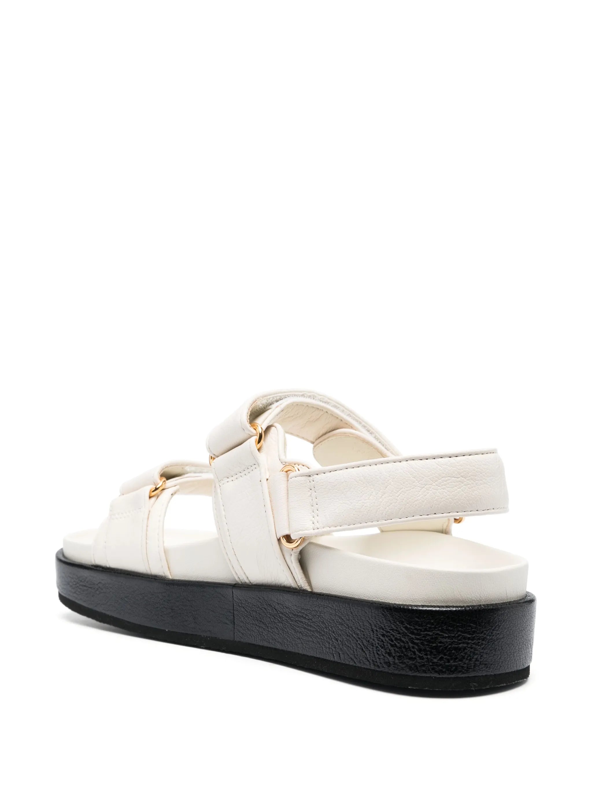 Kira logo-plaque sandals