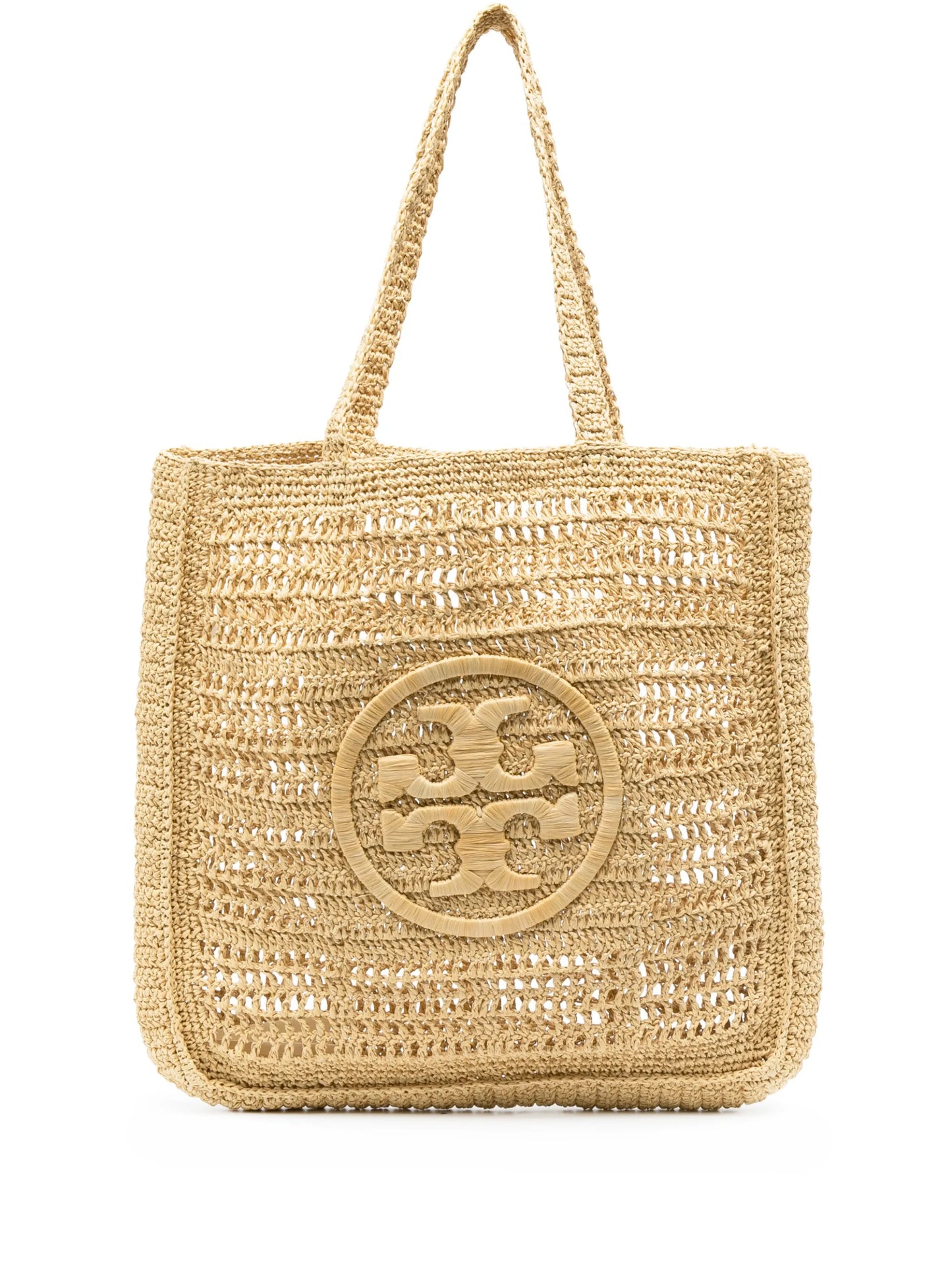 Ella logo-patch tote bag