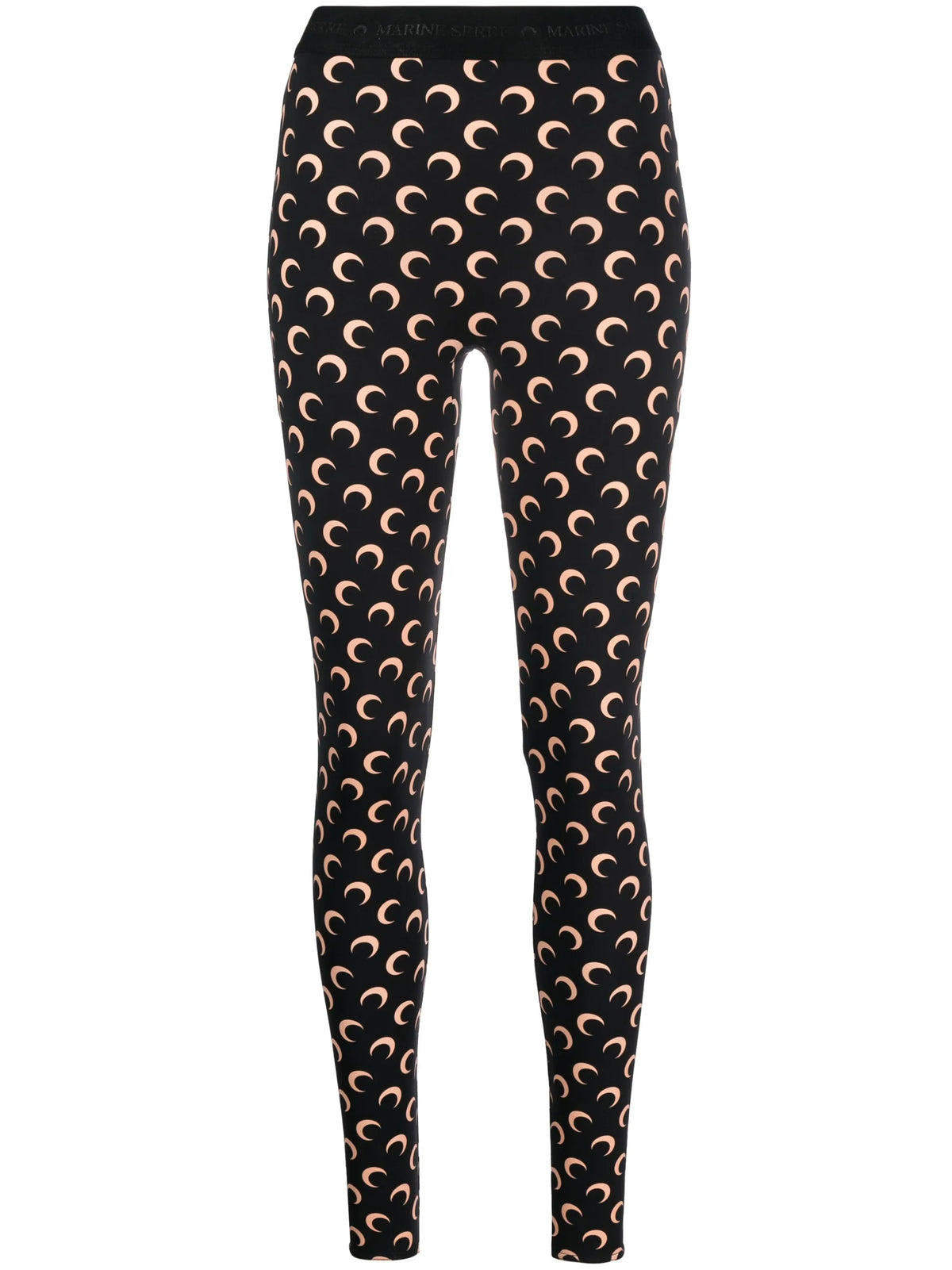 Moon-print leggings