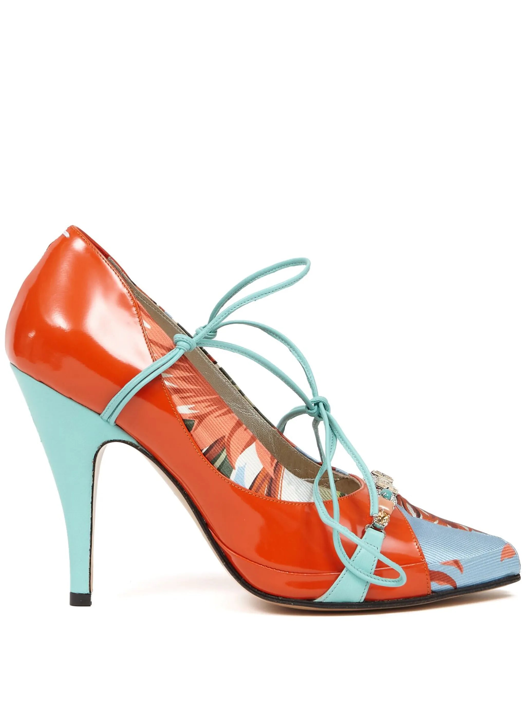 Tabi Monster panelled pumps