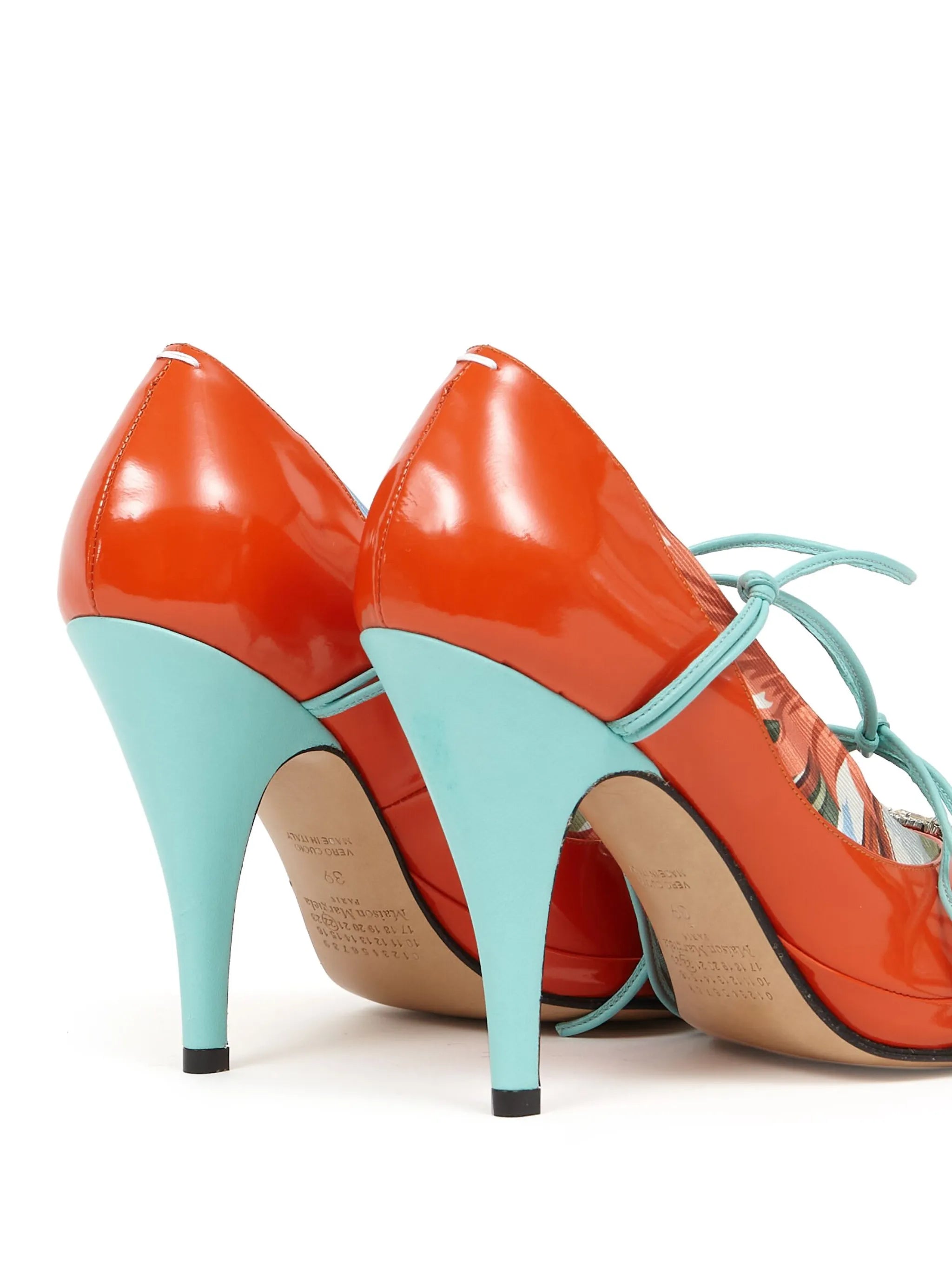 Tabi Monster panelled pumps