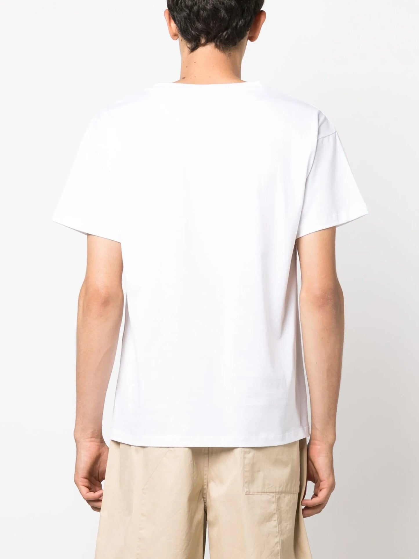 logo-print organic cotton T-shirt