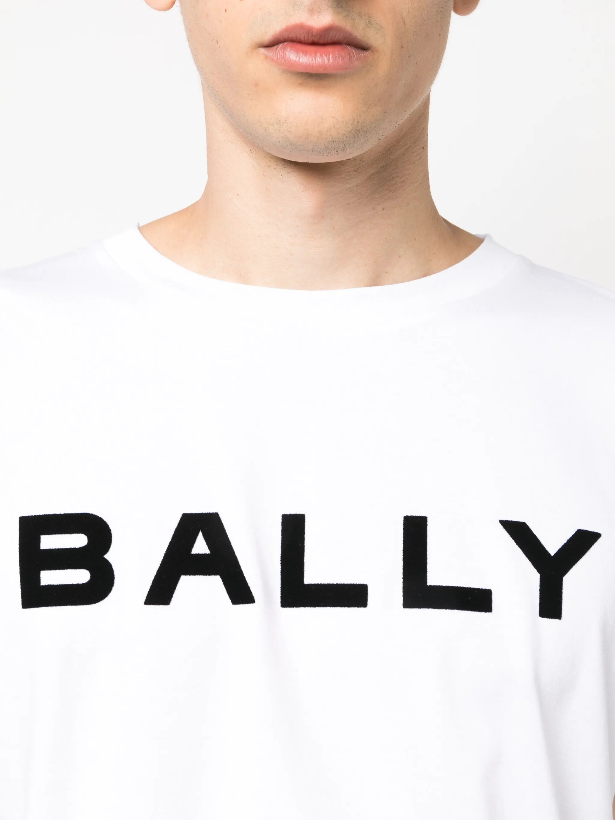 logo-print organic cotton T-shirt