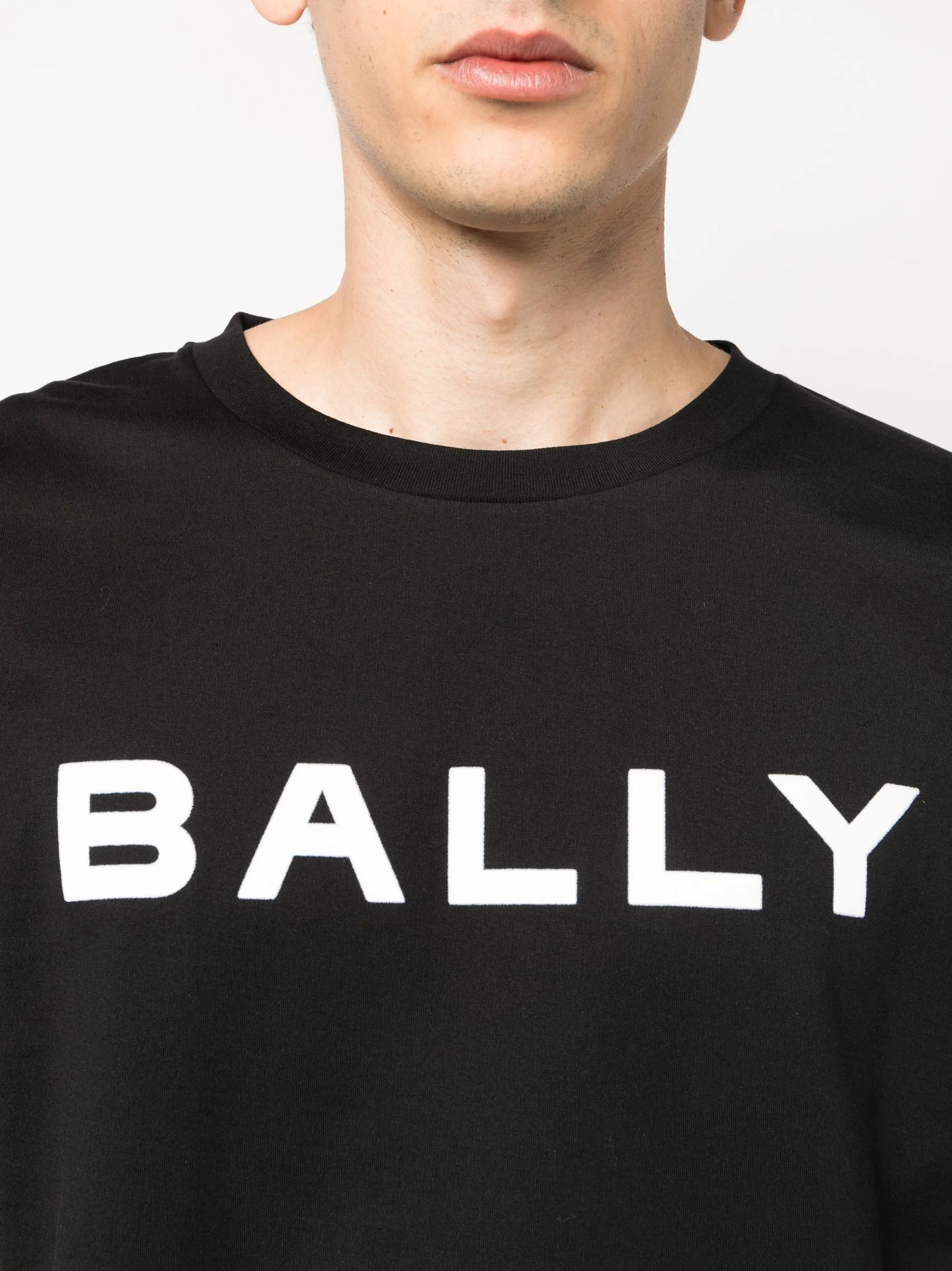 logo-print organic cotton T-shirt
