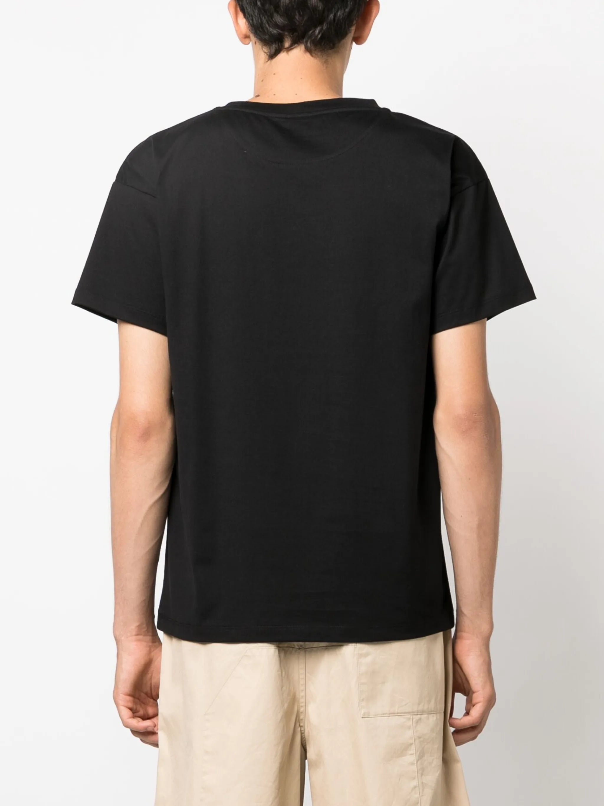 logo-print organic cotton T-shirt