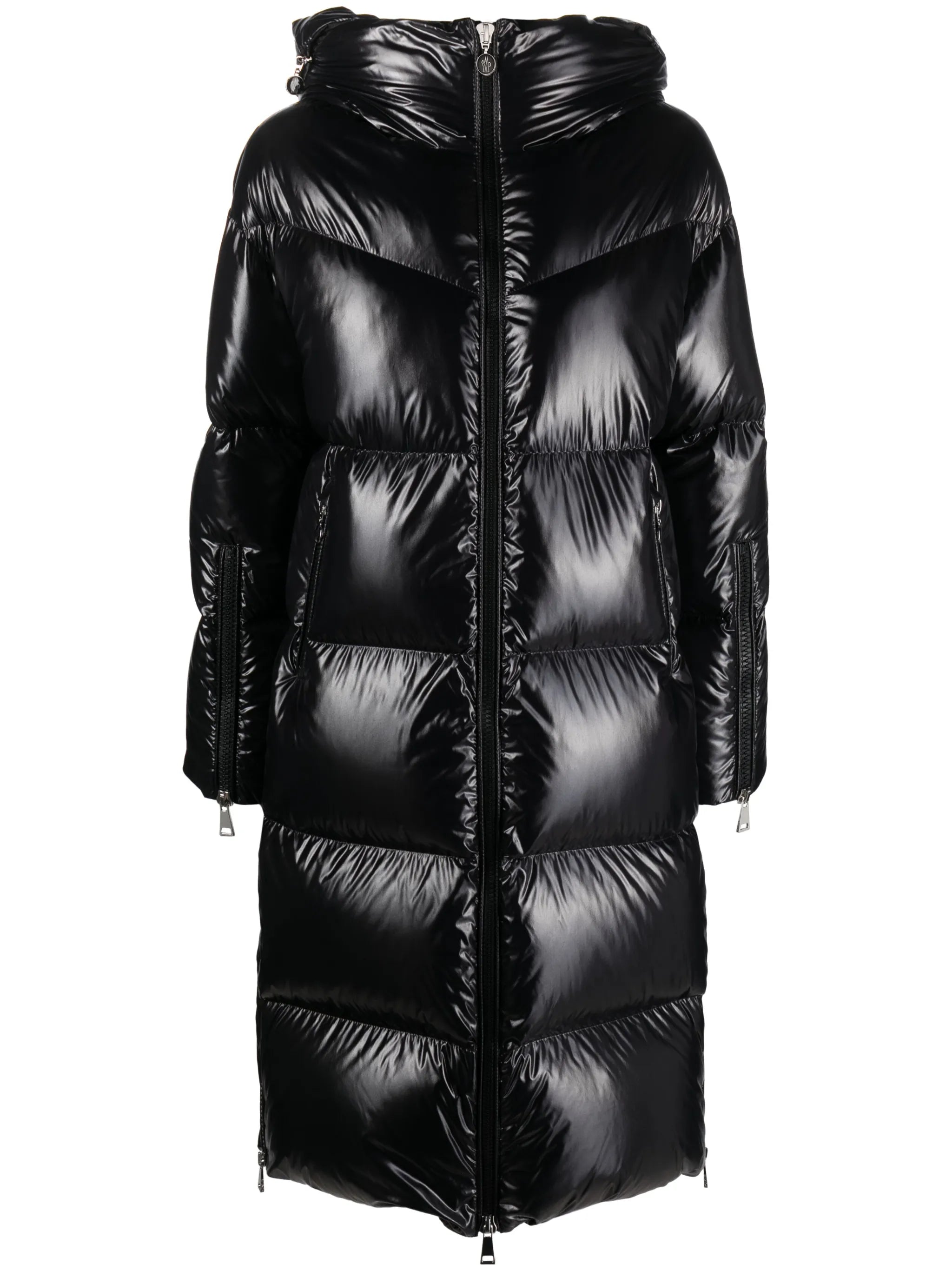 long down hooded jacket