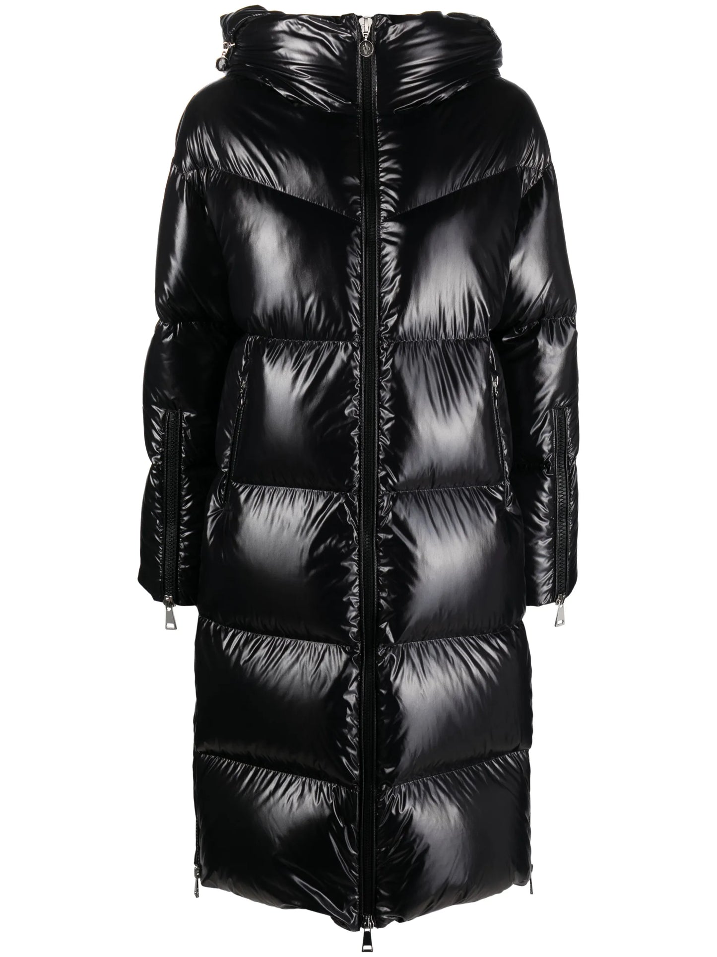 long down hooded jacket