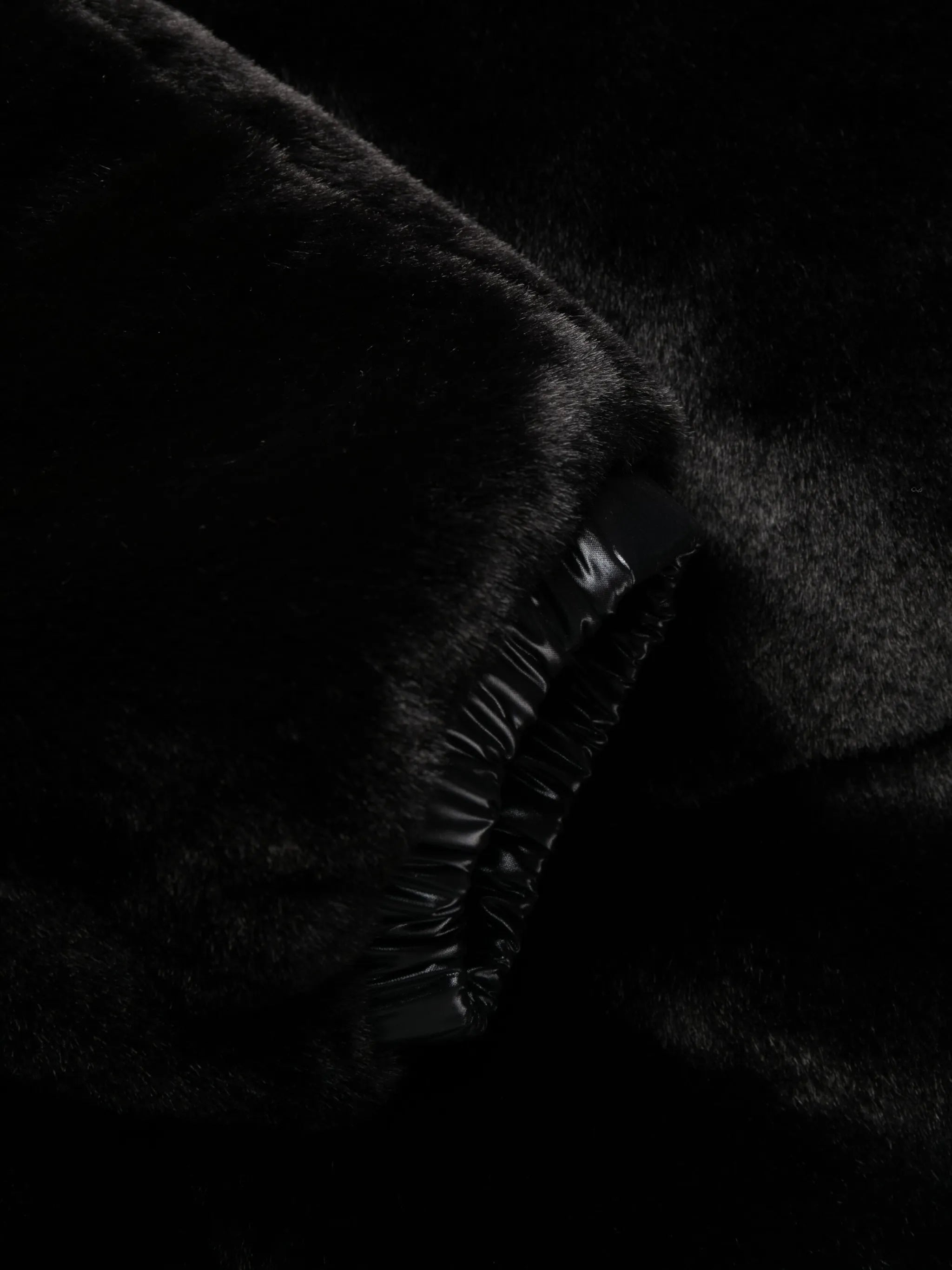 Pluvier faux-fur jacket