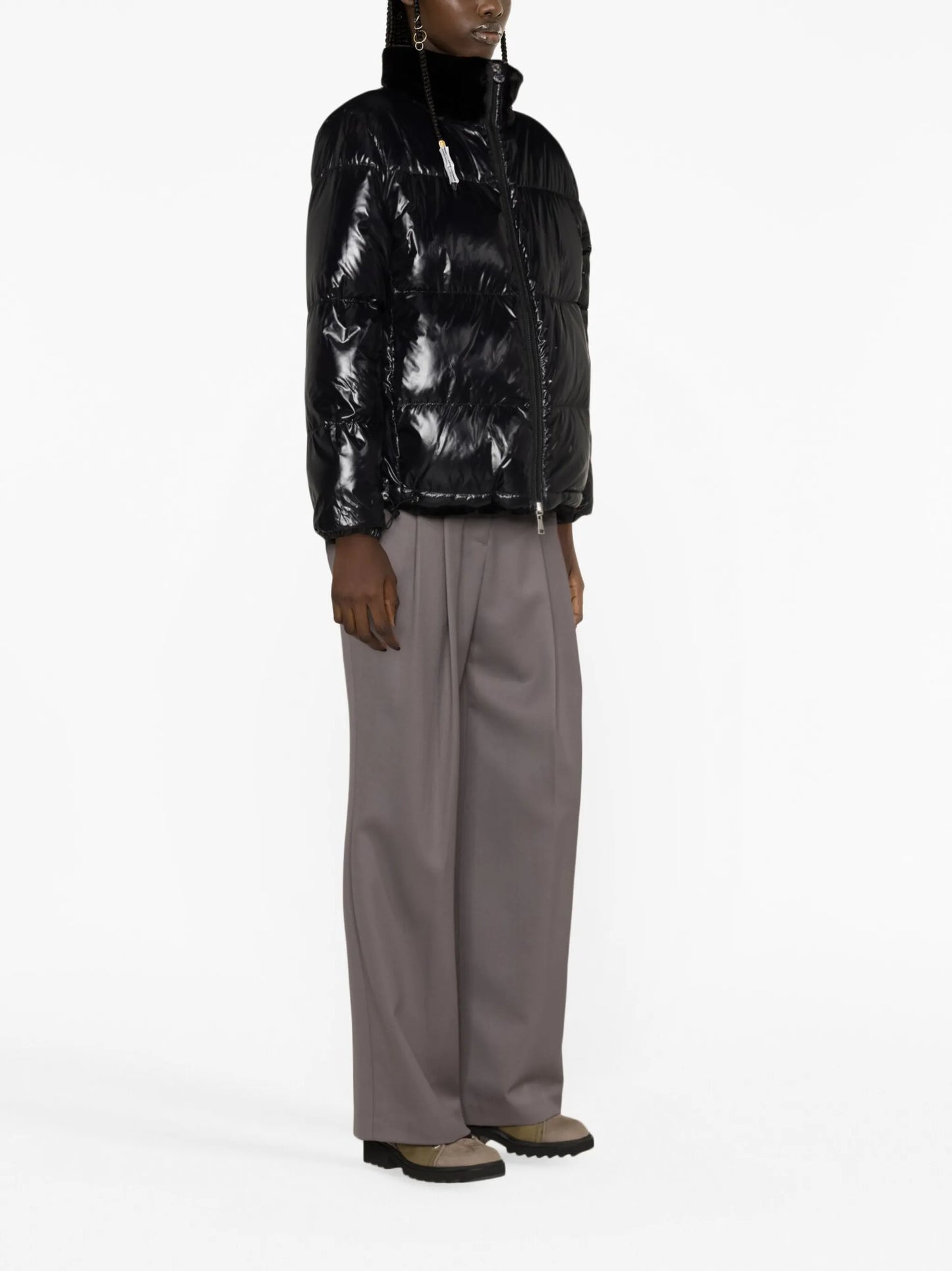 Pluvier faux-fur jacket