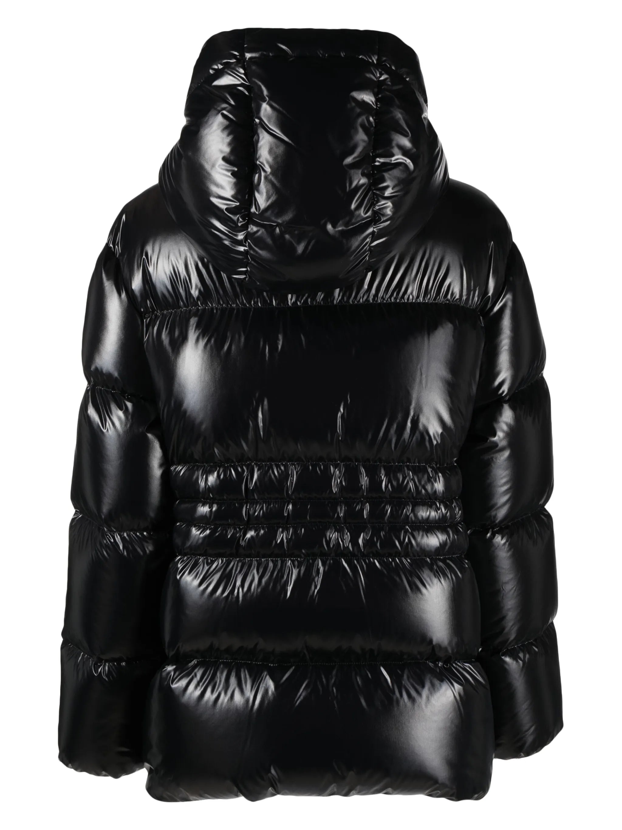 hooded puffer jacket