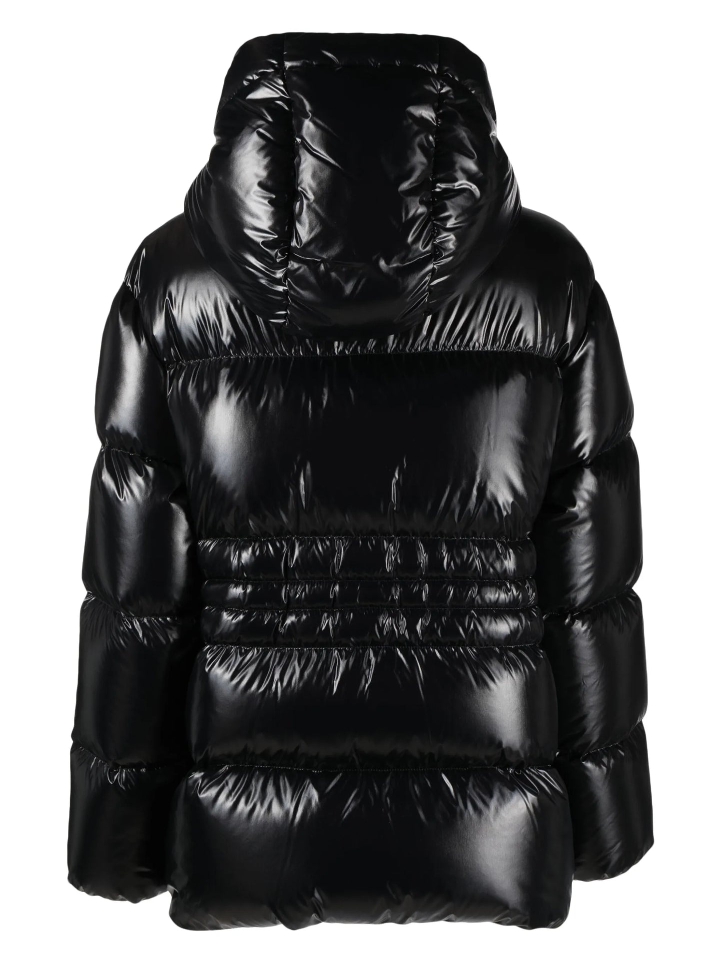 hooded puffer jacket