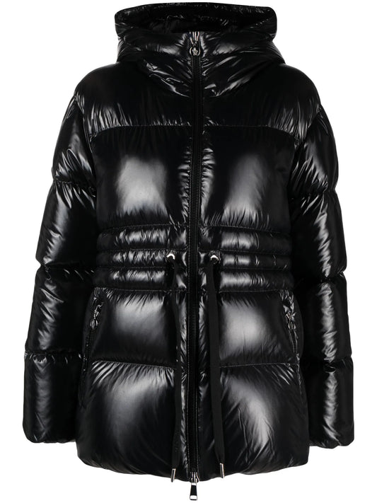 hooded puffer jacket